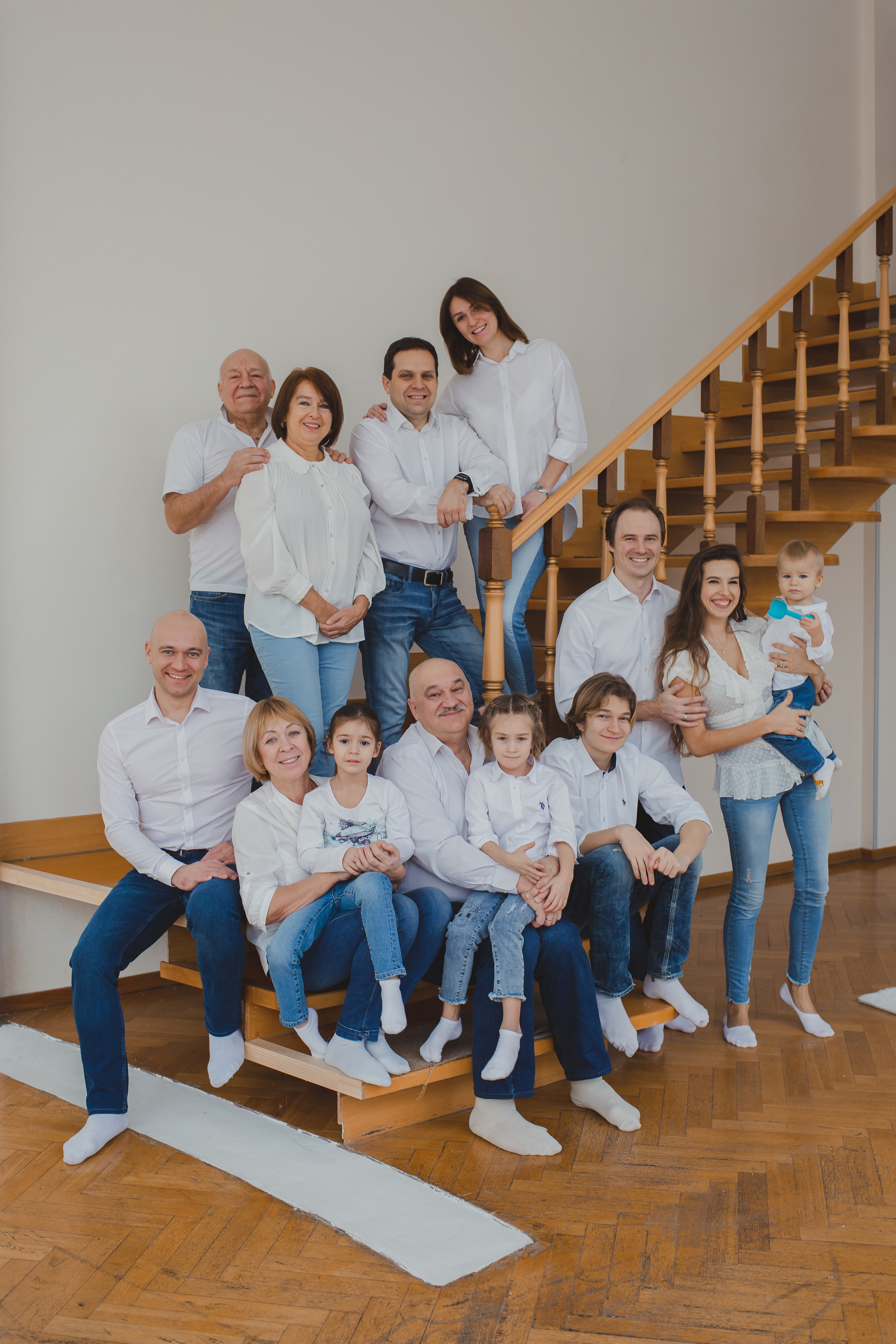 Большая семейная съемка. Семейный фотограф Николаева Ольга