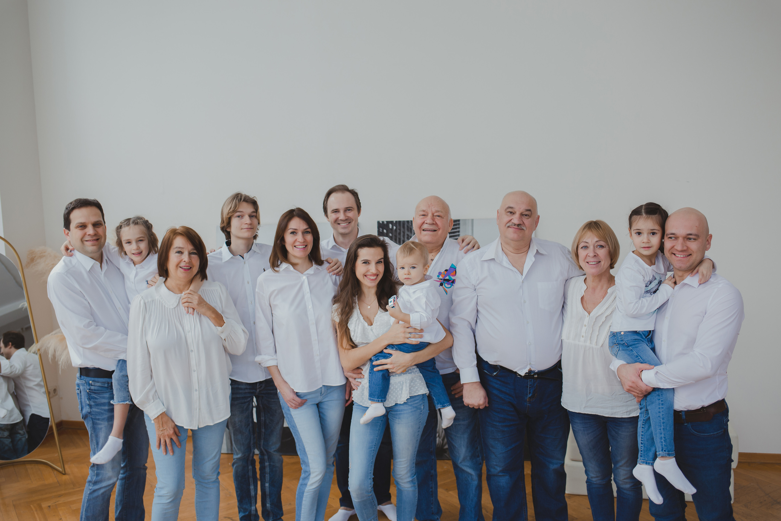 Большая семейная съемка. Семейный фотограф Николаева Ольга