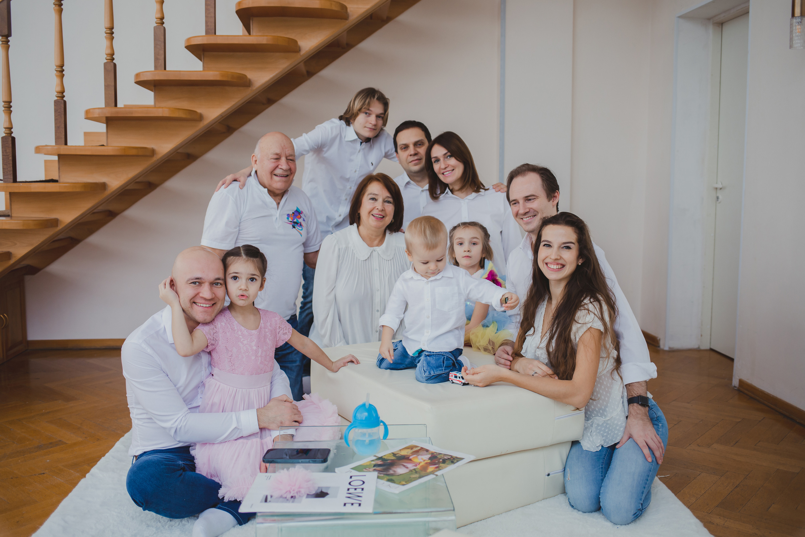 Большая семейная съемка. Семейный фотограф Николаева Ольга