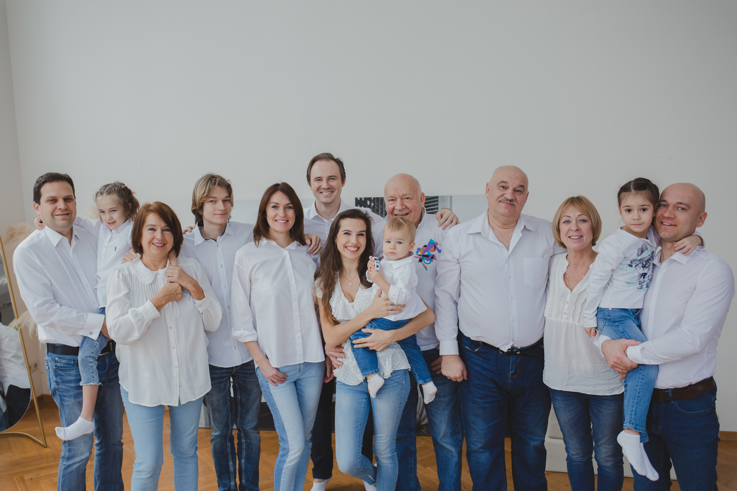 Большая семейная съемка. Семейный фотограф Николаева Ольга