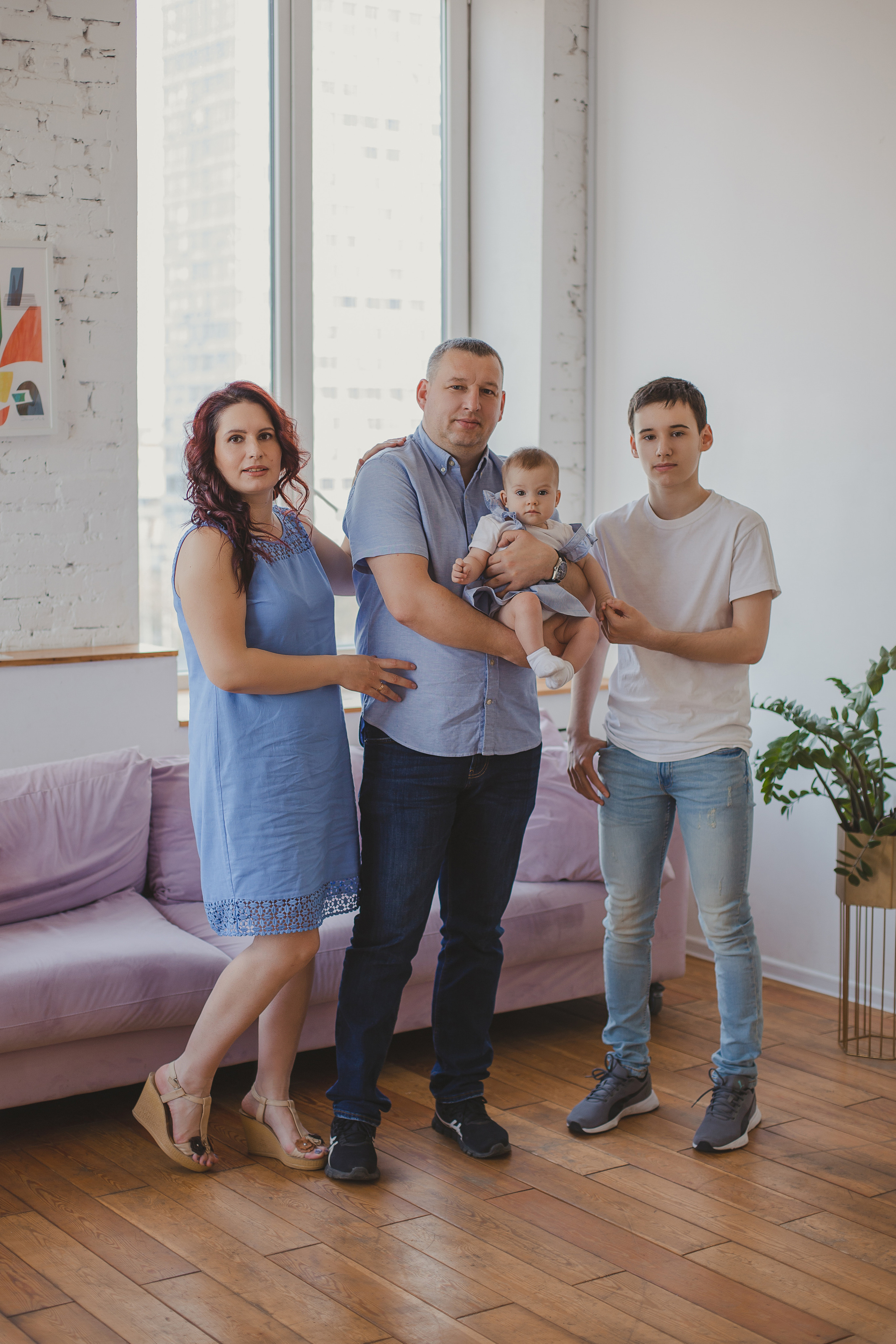 Алексей, Татьяна, Дима и Вероника. Семейный фотограф Николаева Ольга