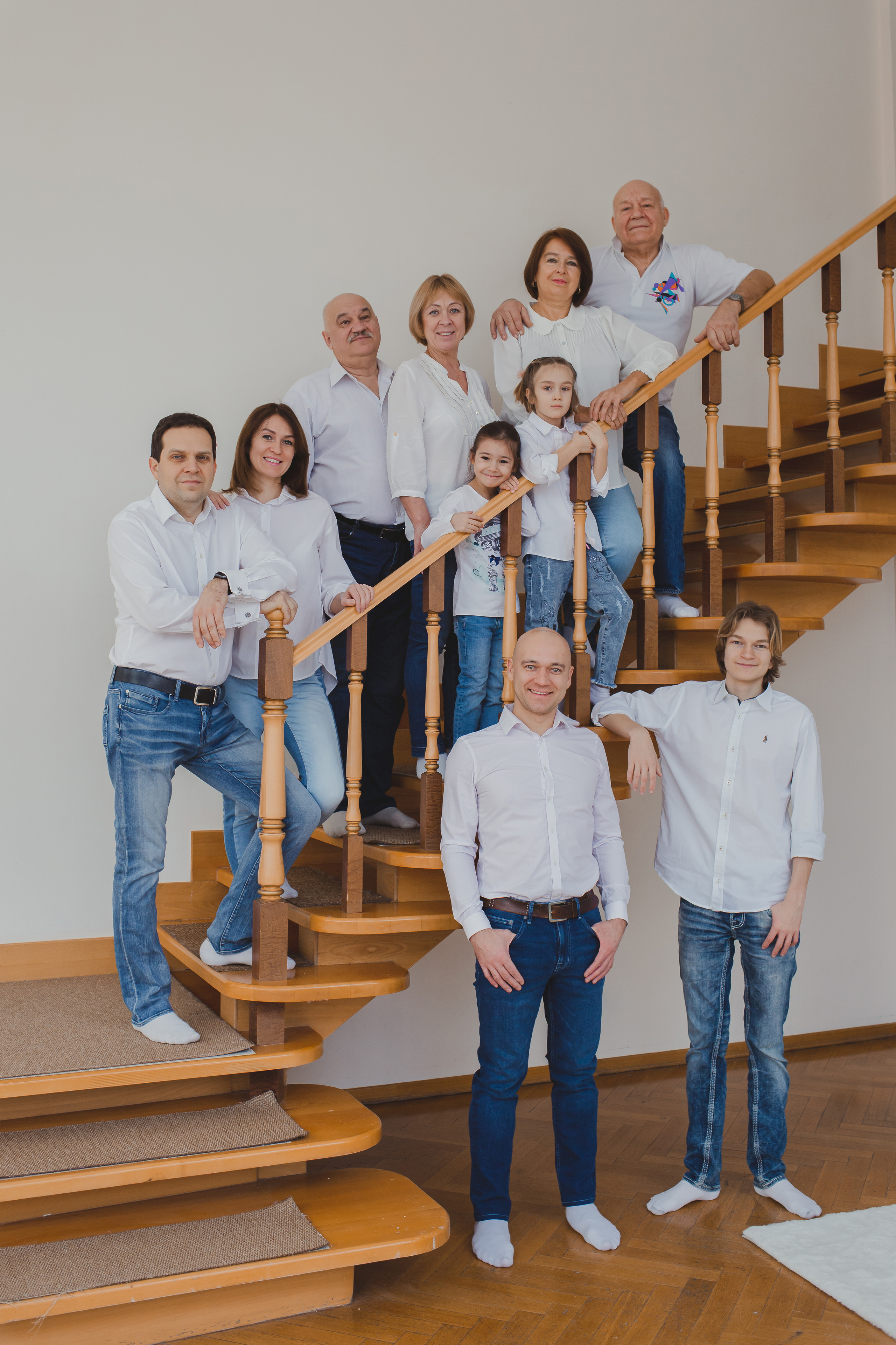 Большая семейная съемка. Семейный фотограф Николаева Ольга