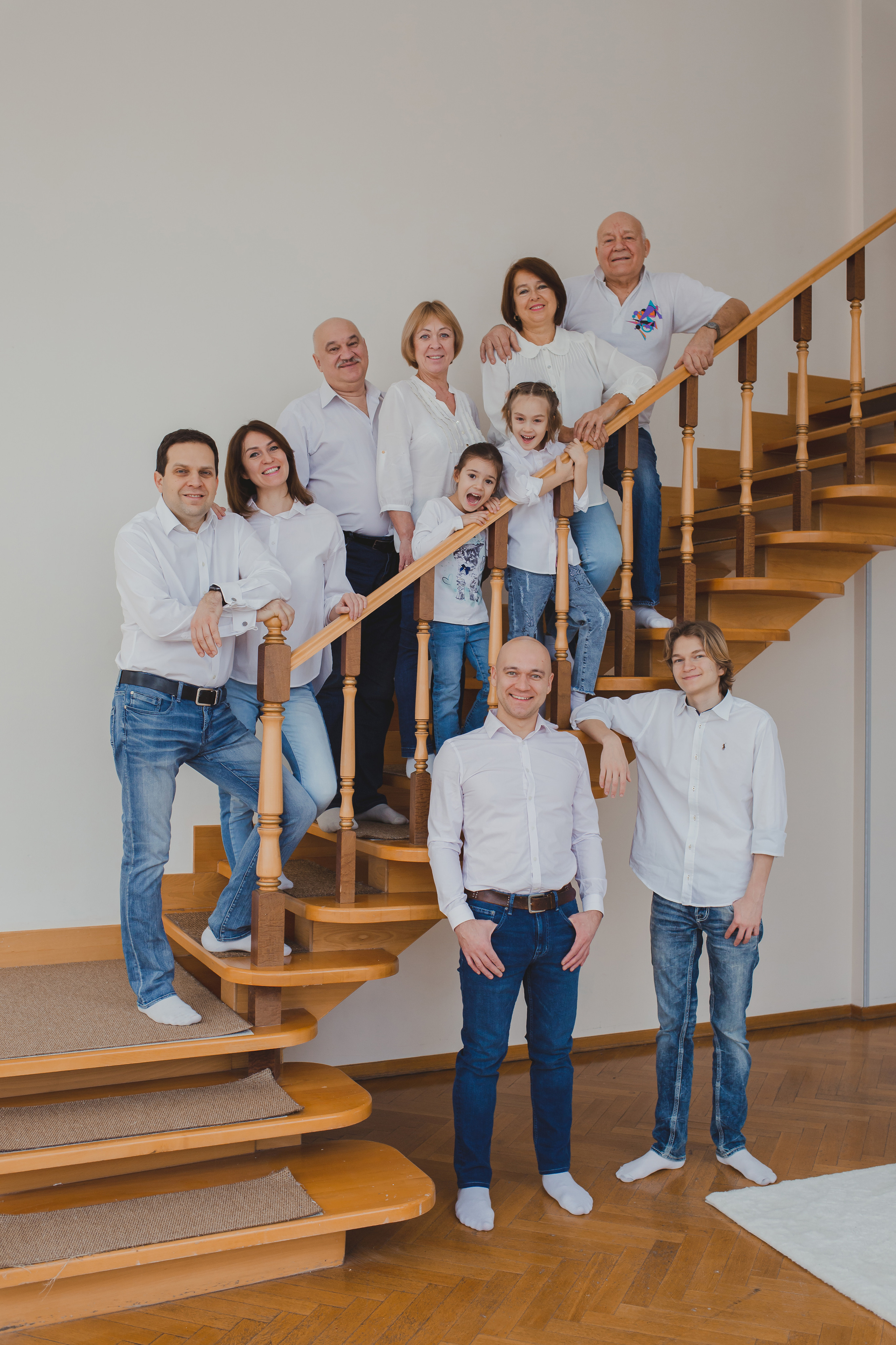 Большая семейная съемка. Семейный фотограф Николаева Ольга