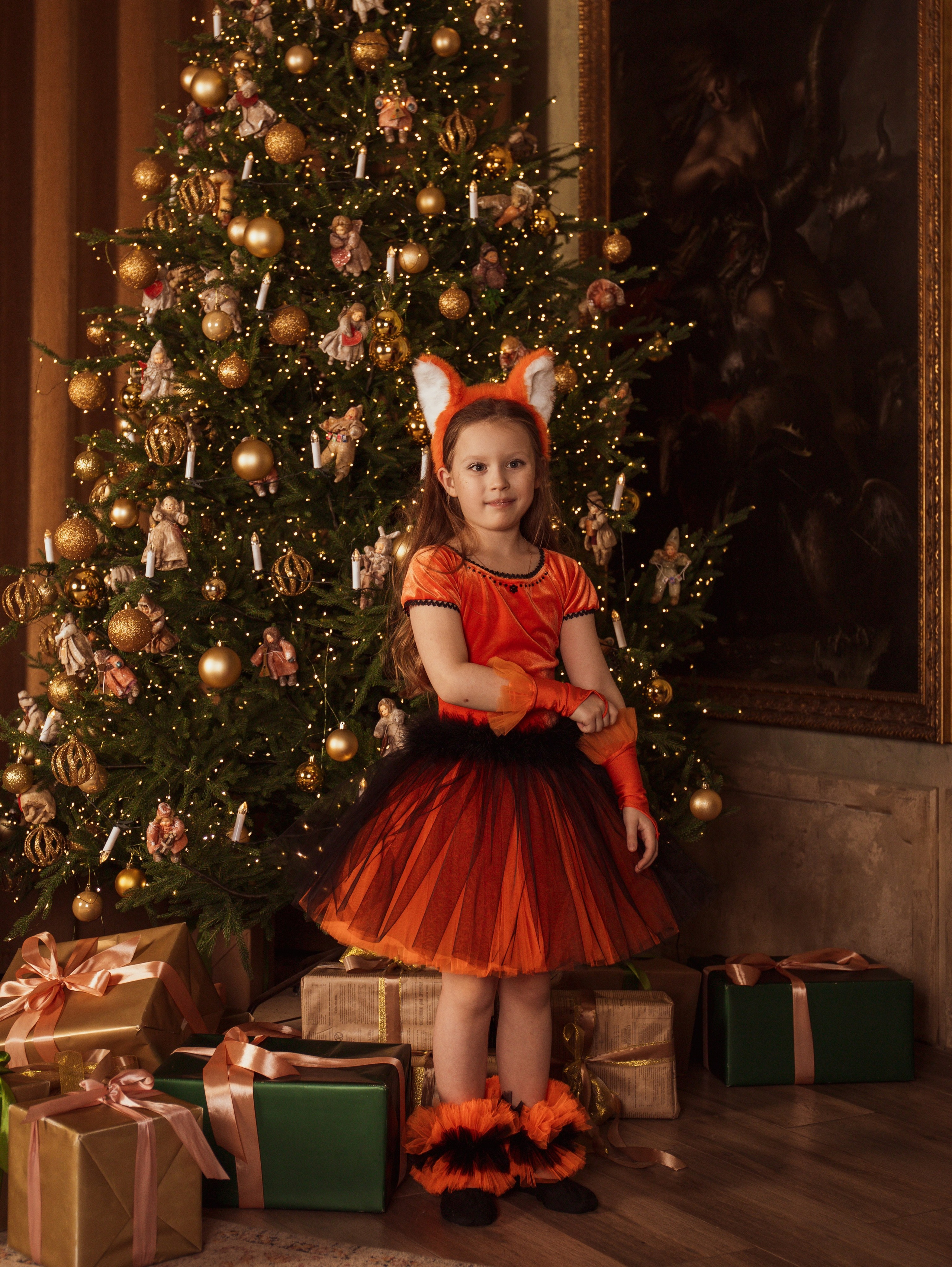 Мама с дочкой, новогодняя сьемка. Свадебный и семейный фотограф в Москве Мила Широких