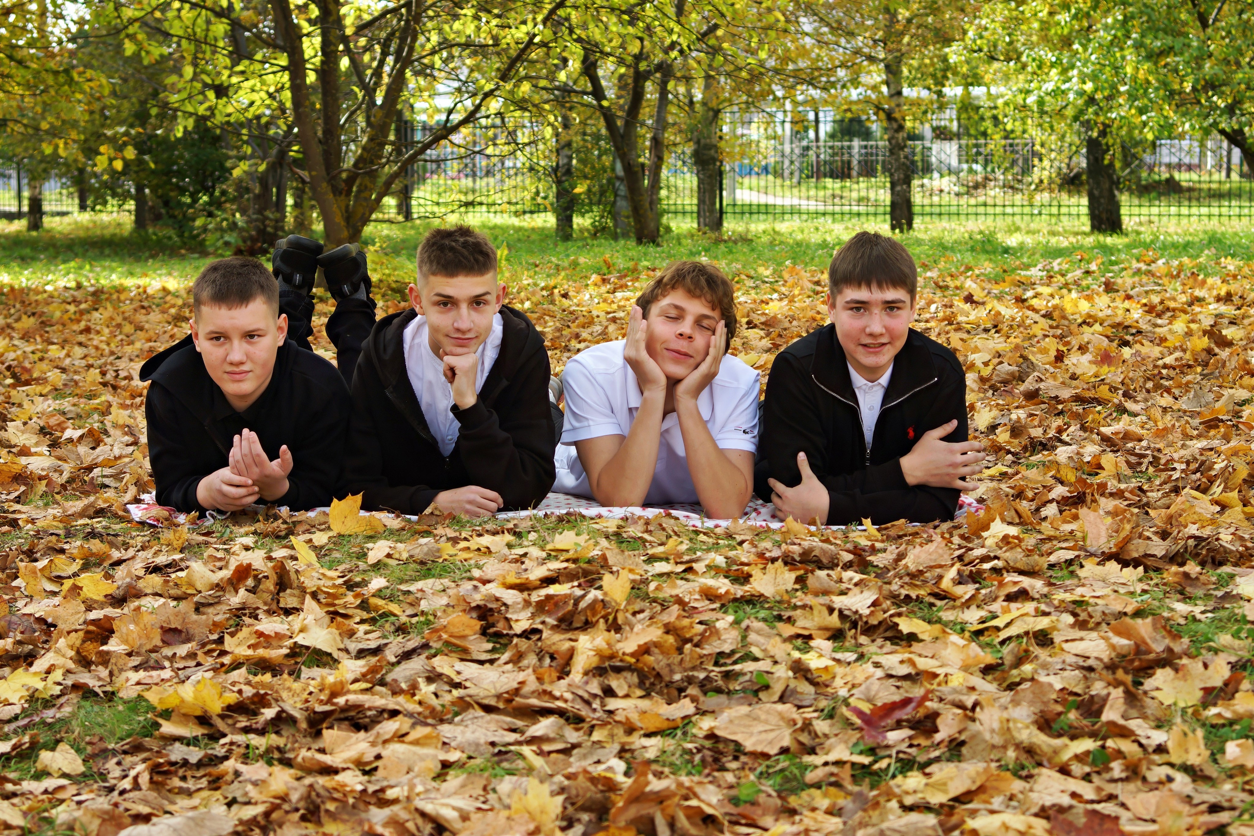 Осенняя фотосессия в школе г. Йошкар-Ола