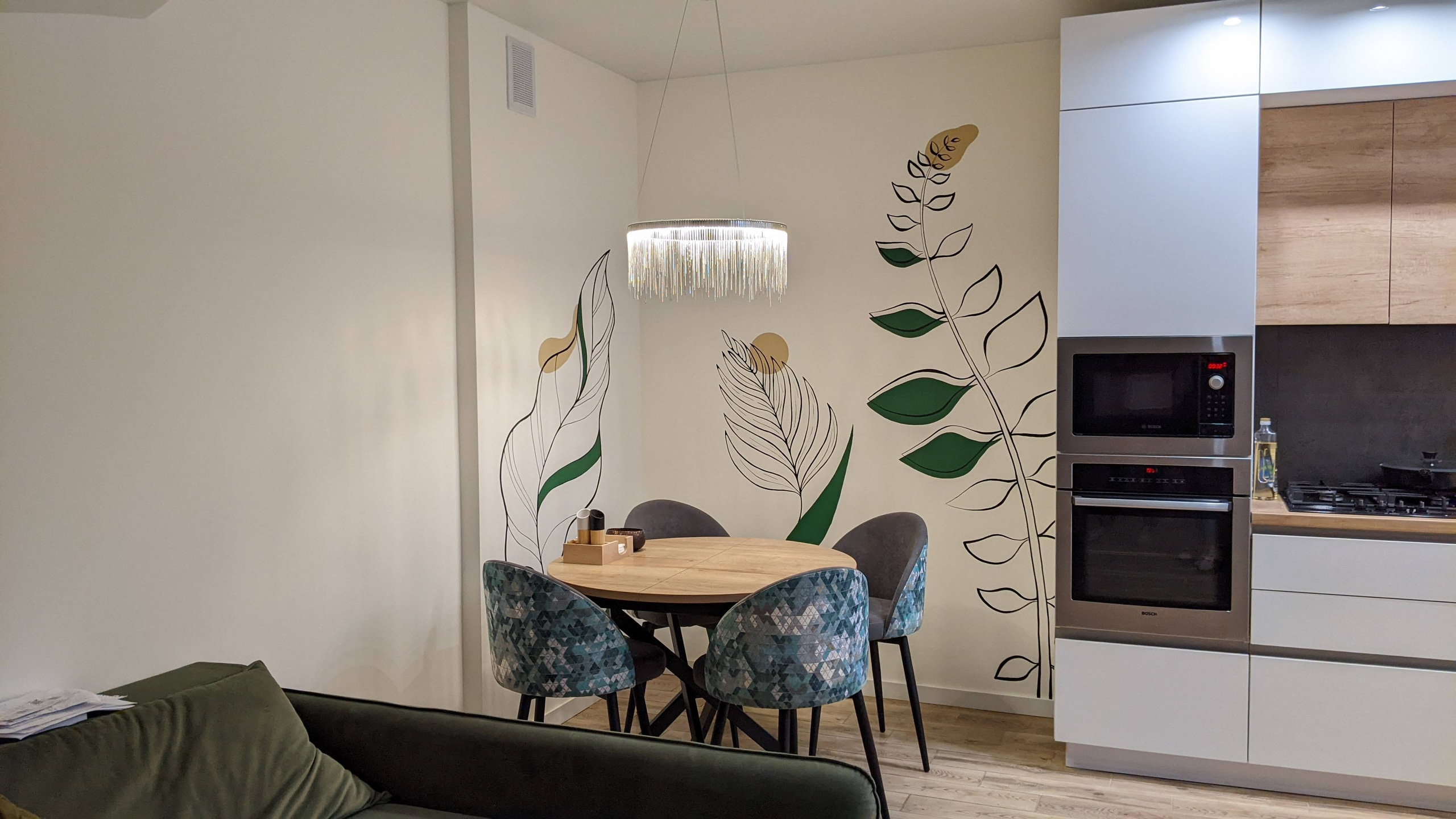 Роспись столовой зоны. Lana Photo Design