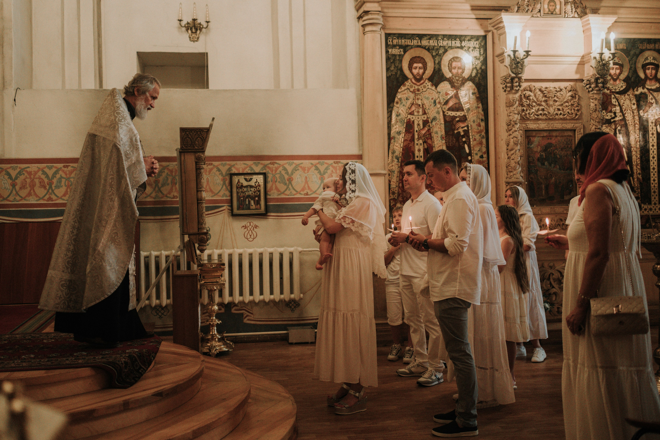 Фотосессия на крещение. Семейный фотограф в Москве Полина Ситникова