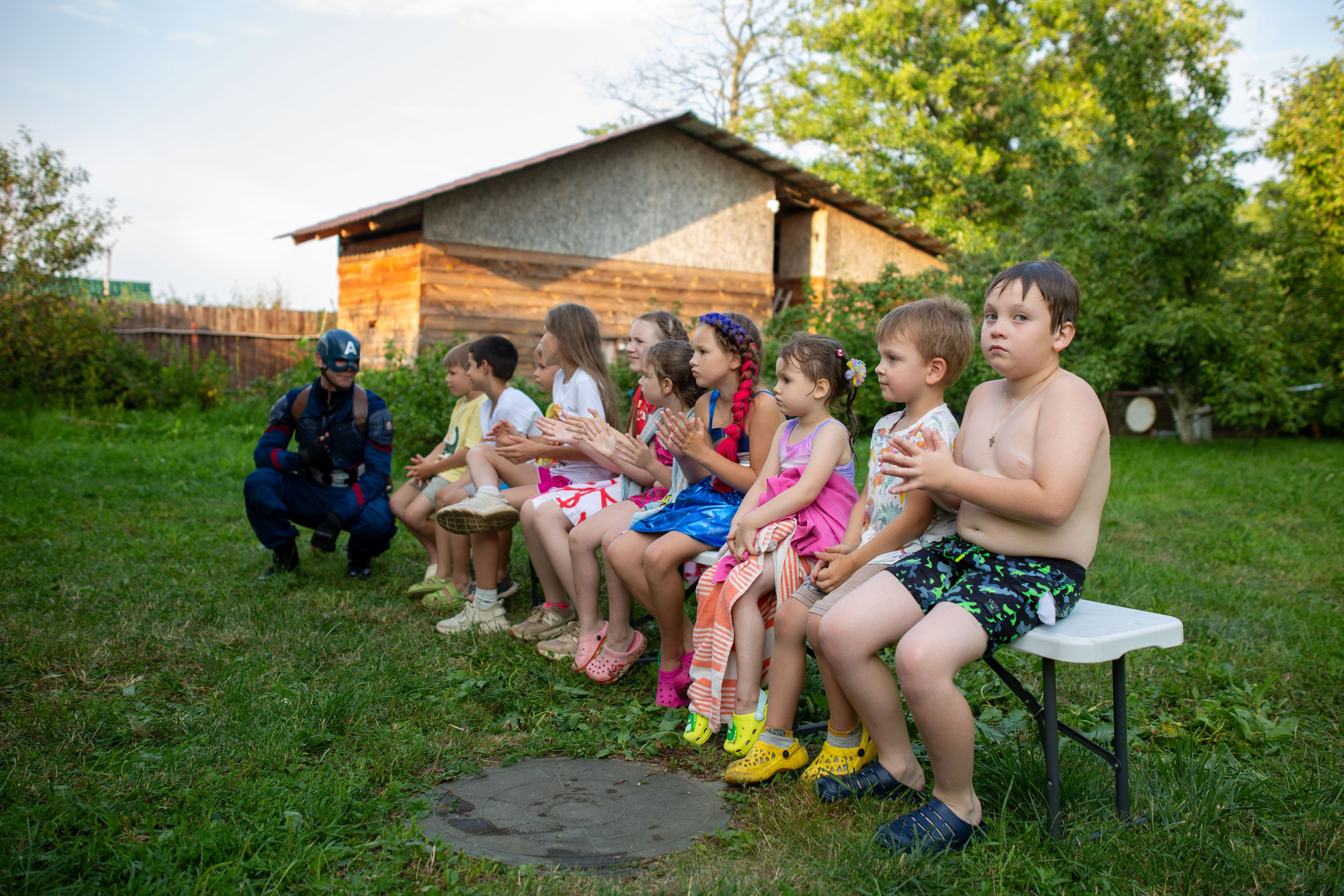 День рождения Насти. Пенная вечеринка. Семейный и детский фотограф Анна Петракова