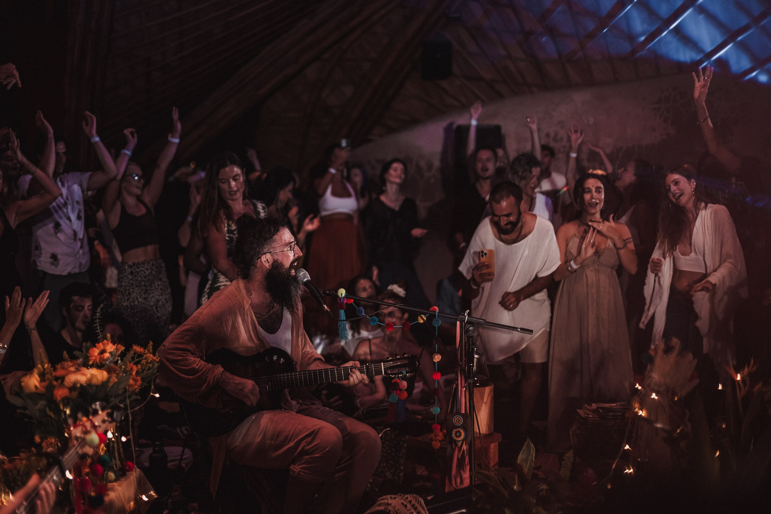 Hanuman Project kirtan at Alchemy march. Mariam Bagdasaryan