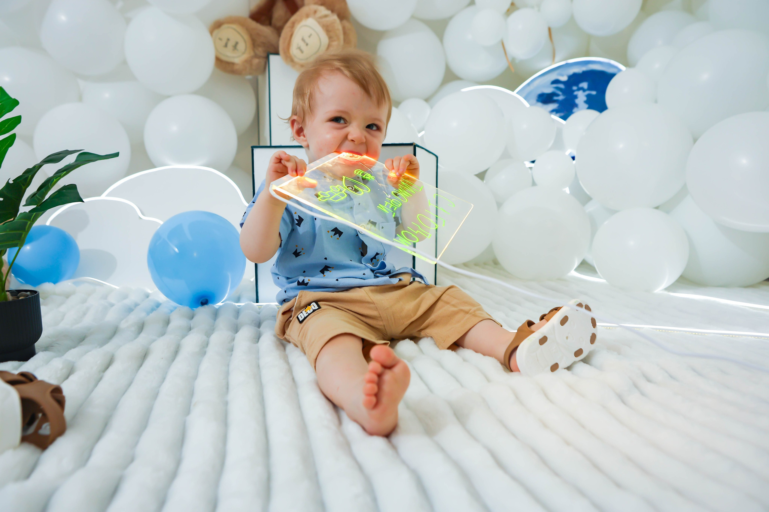 Фотозона для малышей 1-2 года