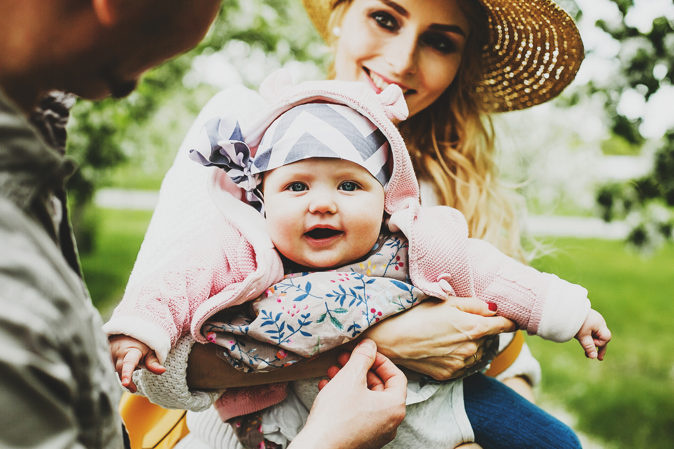 Мила и родители. Фотограф Полина Егорова город Тюмень