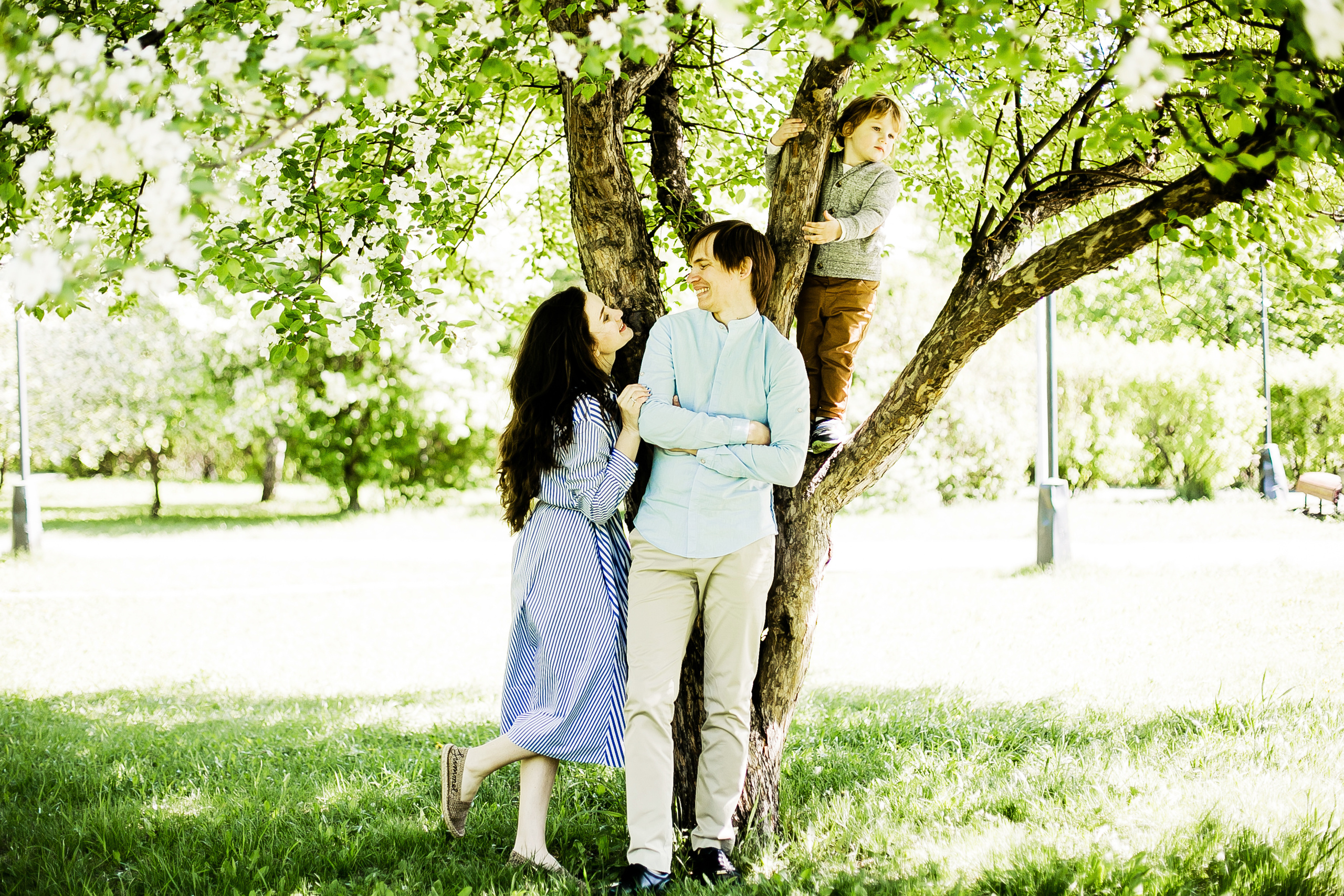 Данил и родители. Фотограф Полина Егорова город Тюмень