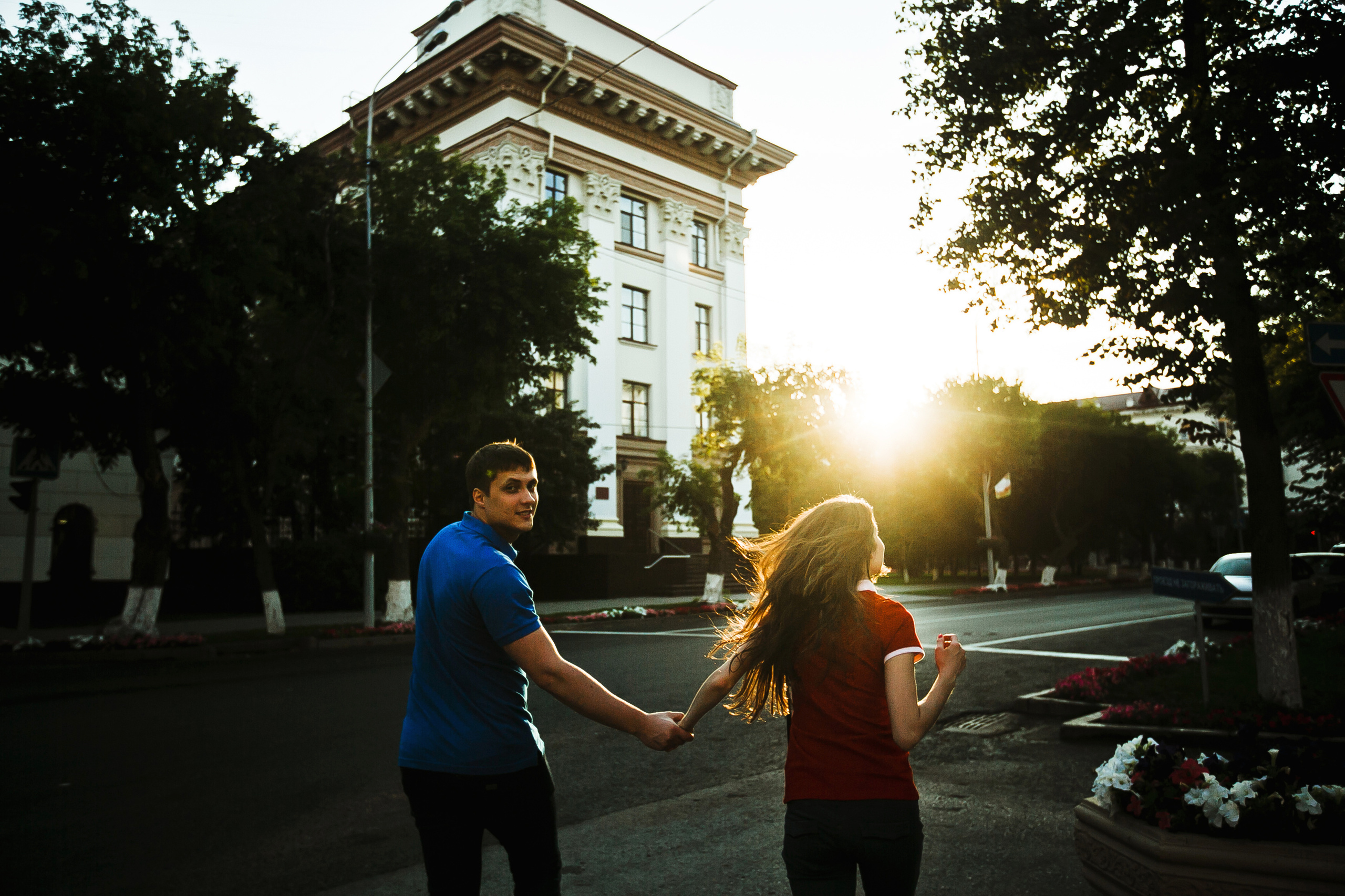 Михаил и Елена. Любовь в городе. Фотограф Полина Егорова город Тюмень