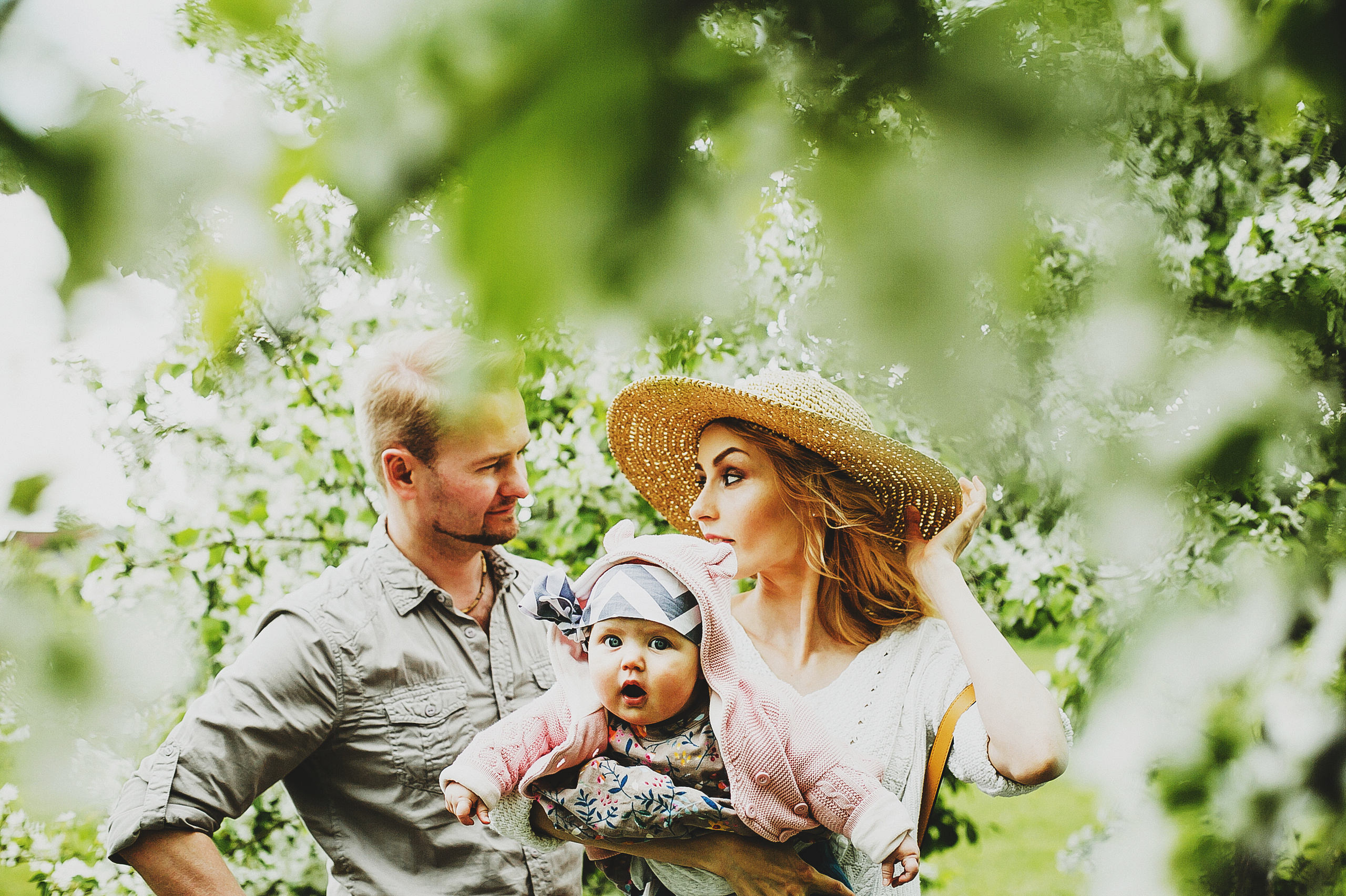 Мила и родители. Фотограф Полина Егорова город Тюмень