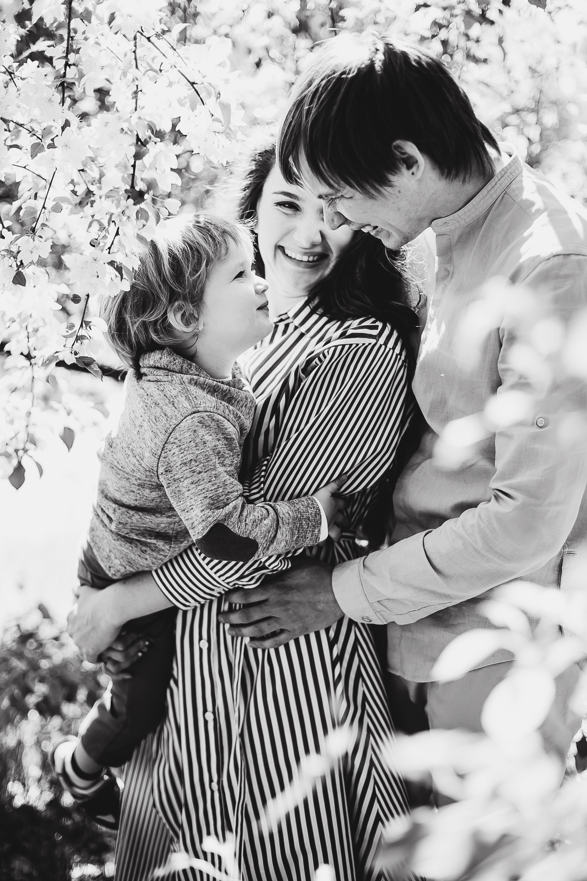 Данил и родители. Фотограф Полина Егорова город Тюмень