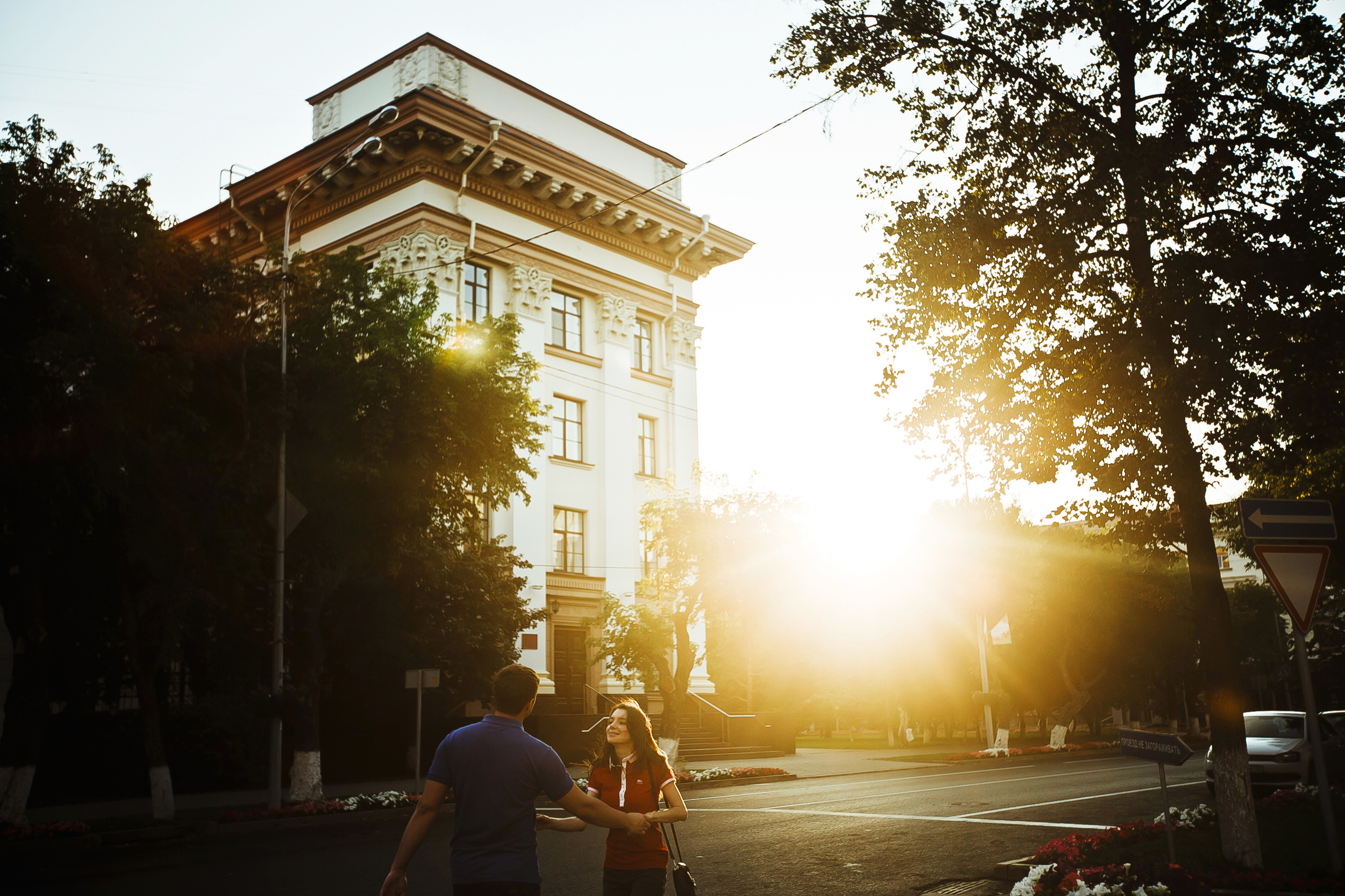 Михаил и Елена. Любовь в городе. Фотограф Полина Егорова город Тюмень