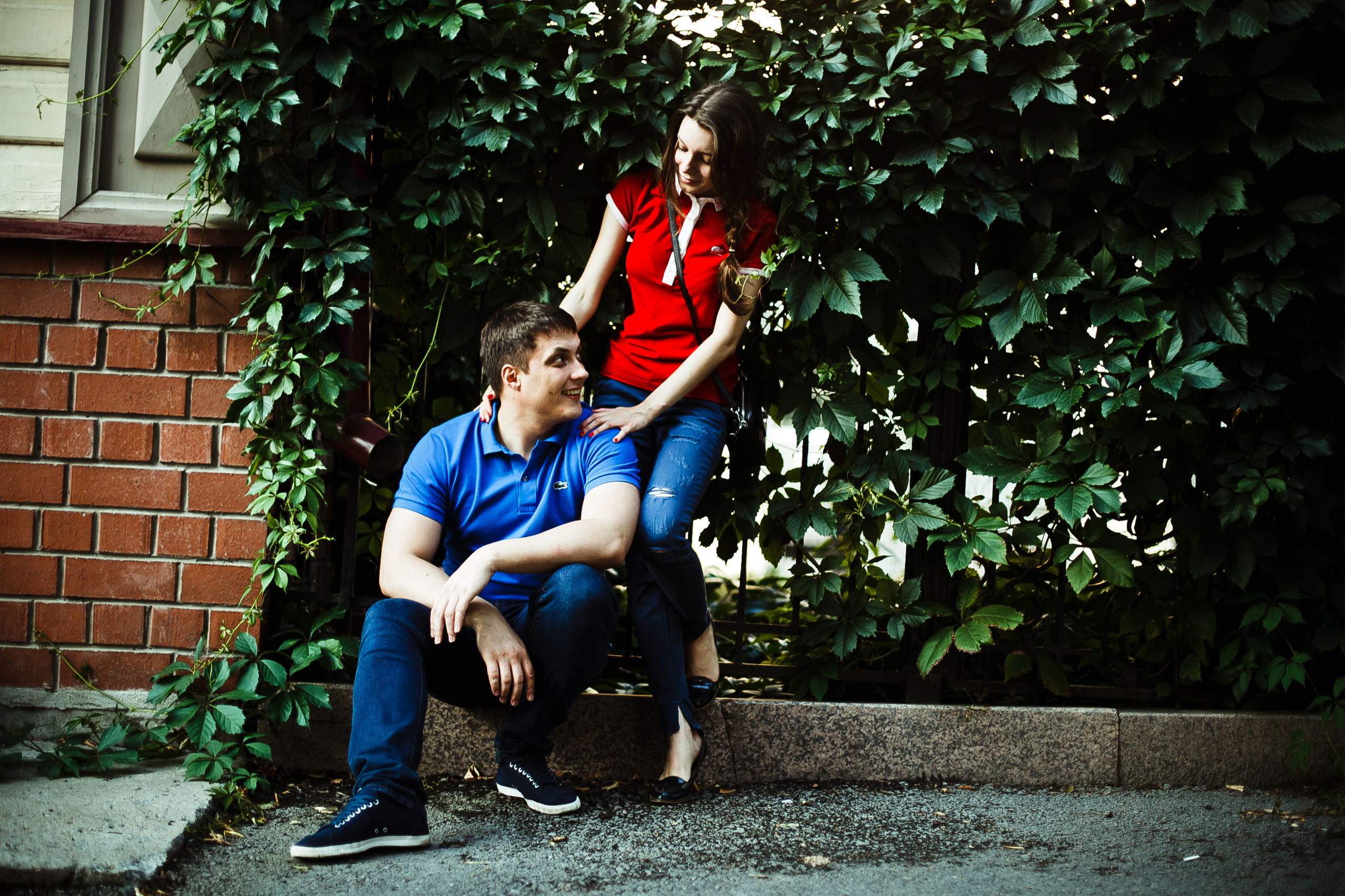 Михаил и Елена. Любовь в городе. Фотограф Полина Егорова город Тюмень