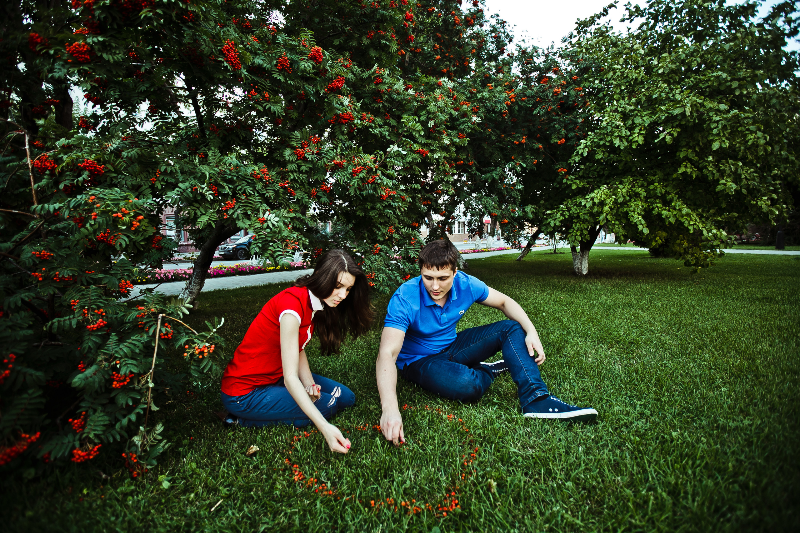 Михаил и Елена. Любовь в городе. Фотограф Полина Егорова город Тюмень