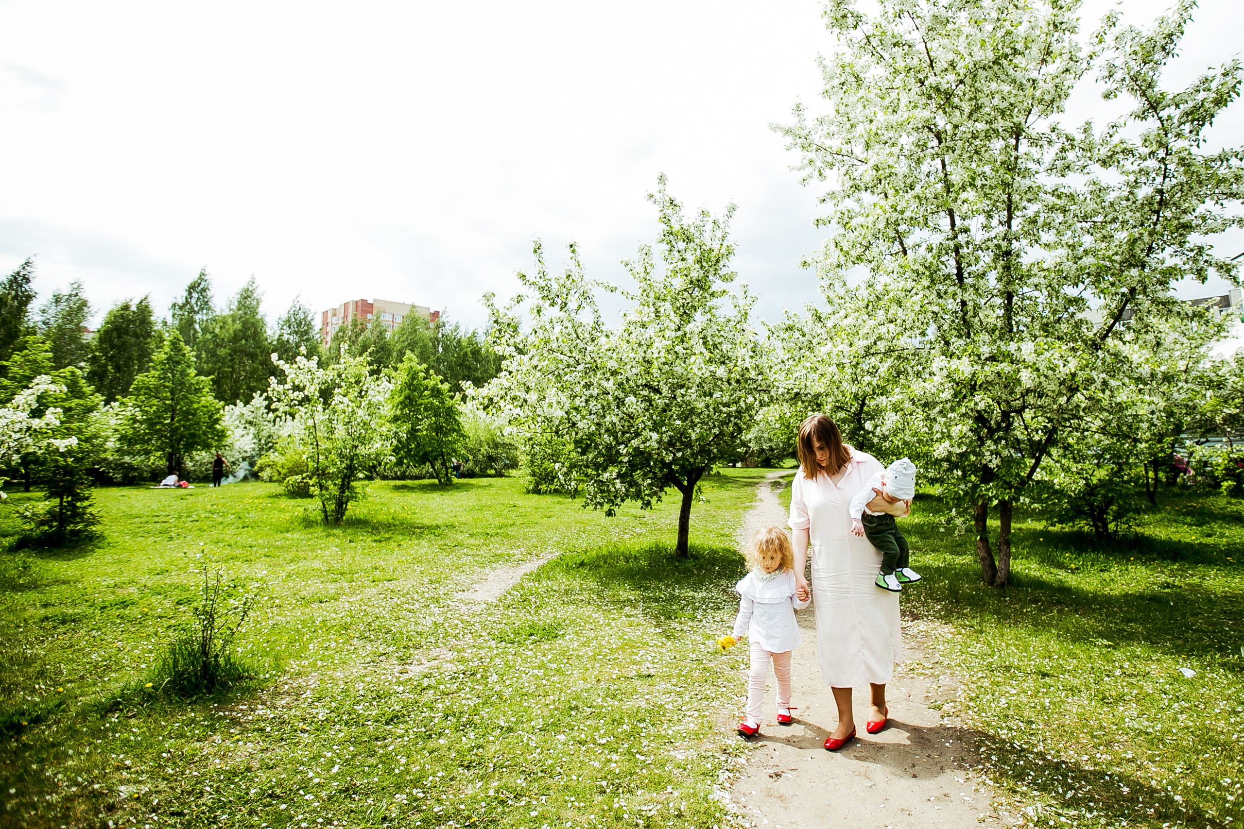 Вера, Андрей и мама. Фотограф Полина Егорова город Тюмень