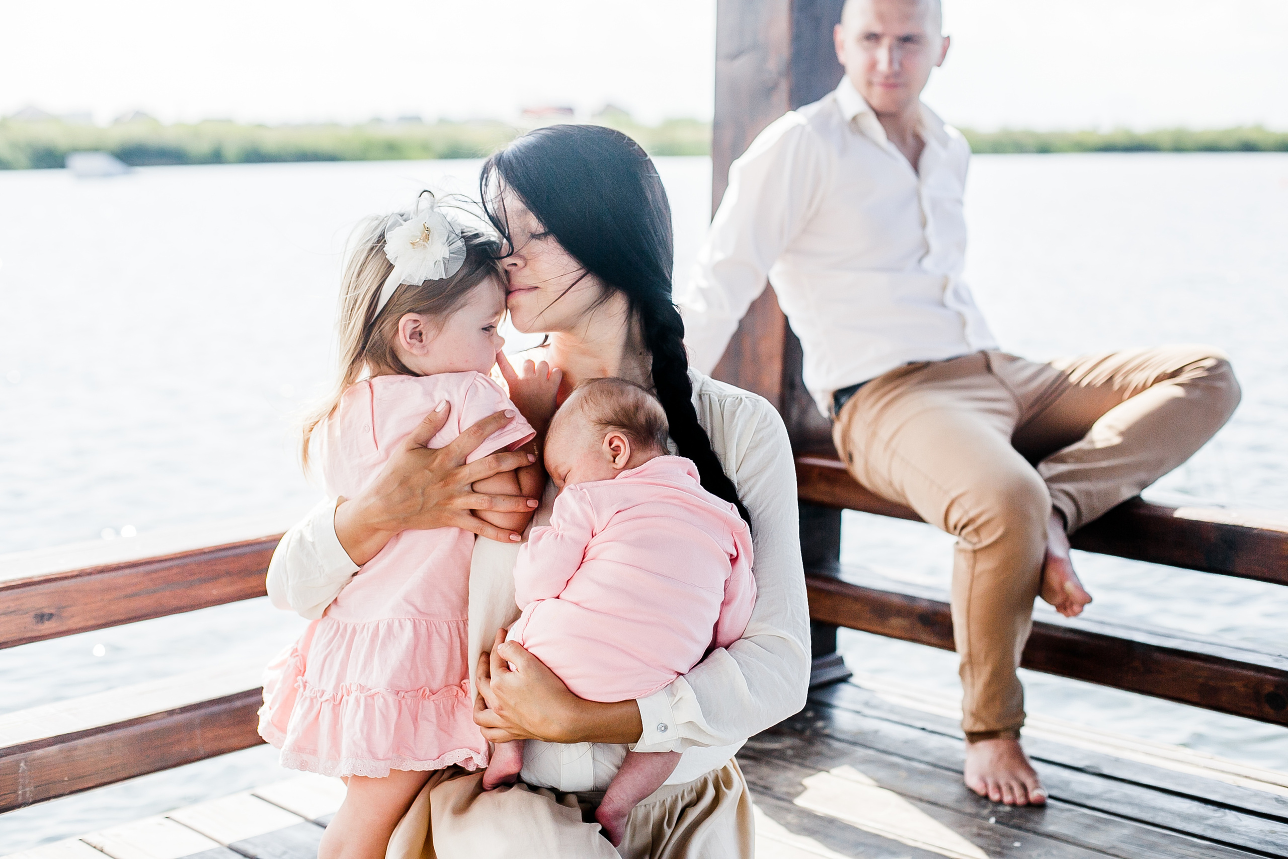 Семейная прогулка на озере Липовое. Фотограф Полина Егорова город Тюмень