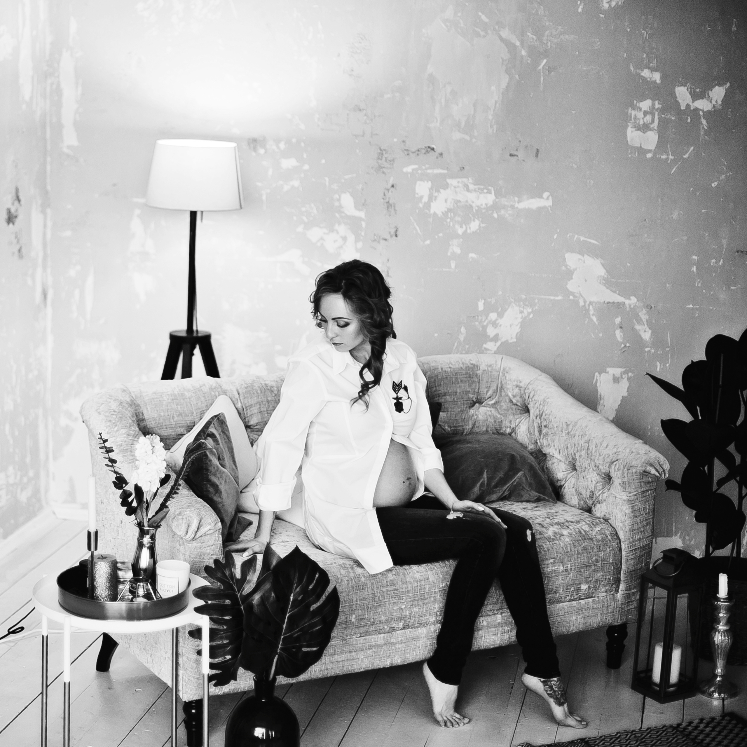 Анна. В ожидании. Фотограф Полина Егорова город Тюмень