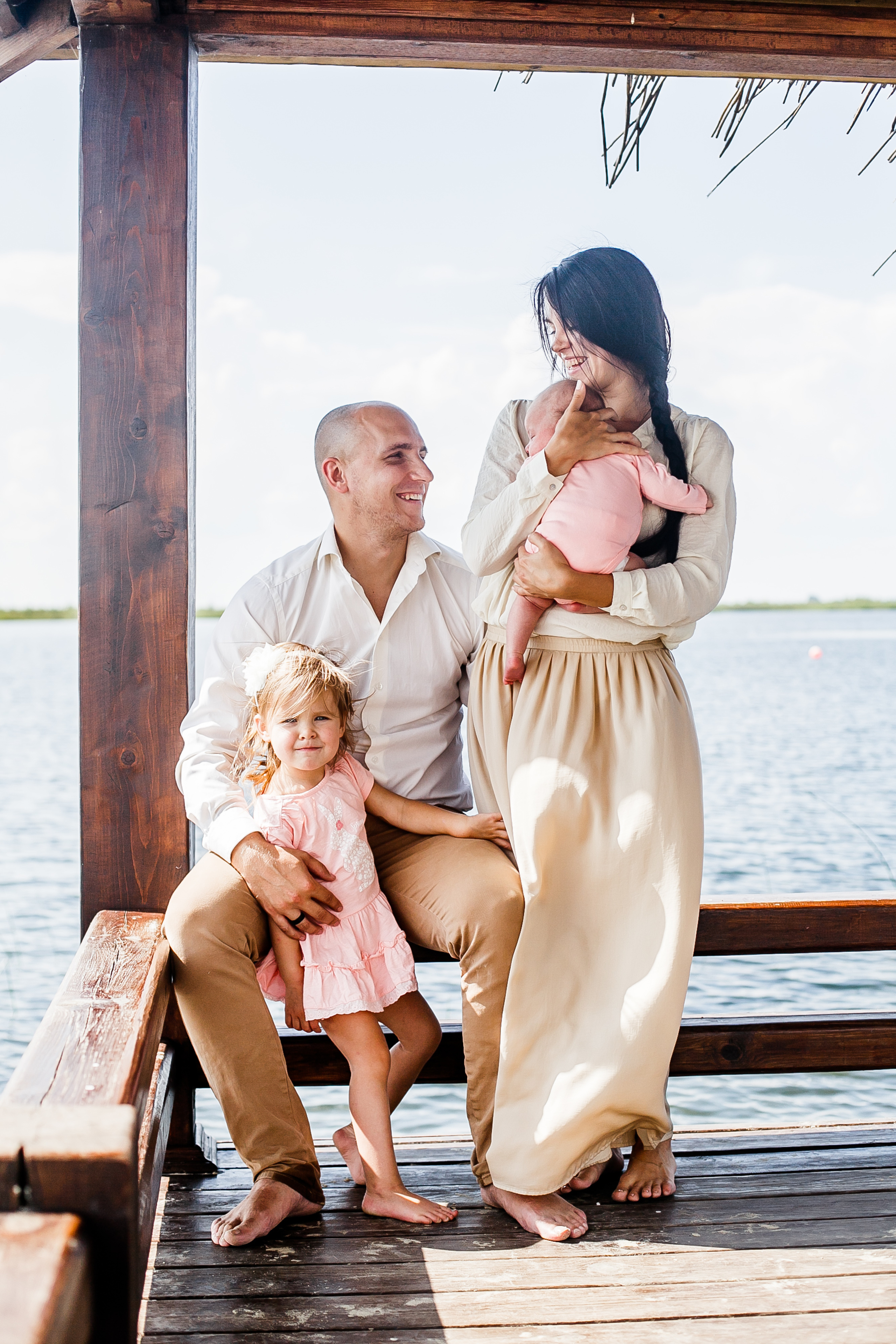 Семейная прогулка на озере Липовое. Фотограф Полина Егорова город Тюмень