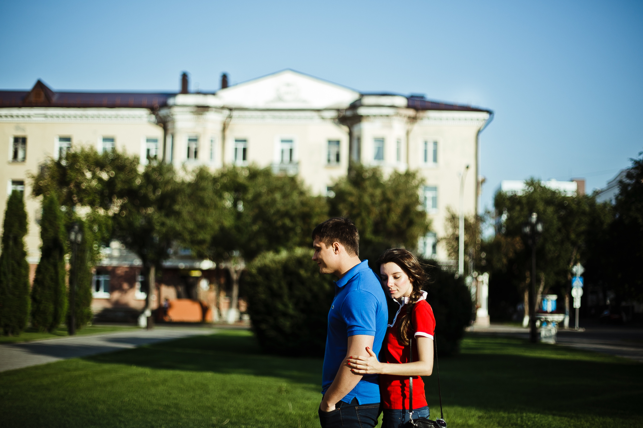 Михаил и Елена. Любовь в городе. Фотограф Полина Егорова город Тюмень