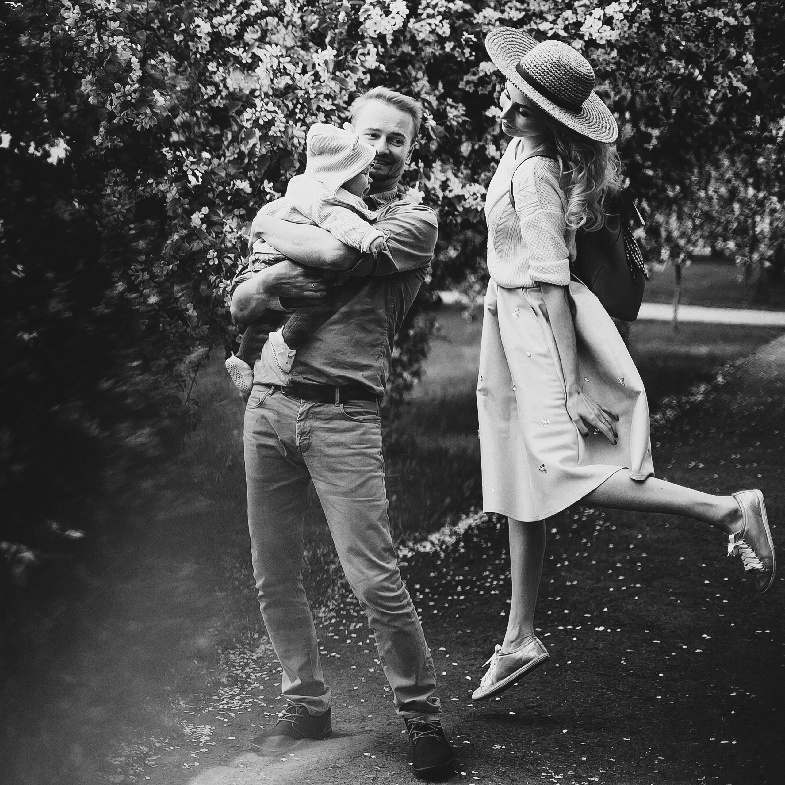 Мила и родители. Фотограф Полина Егорова город Тюмень