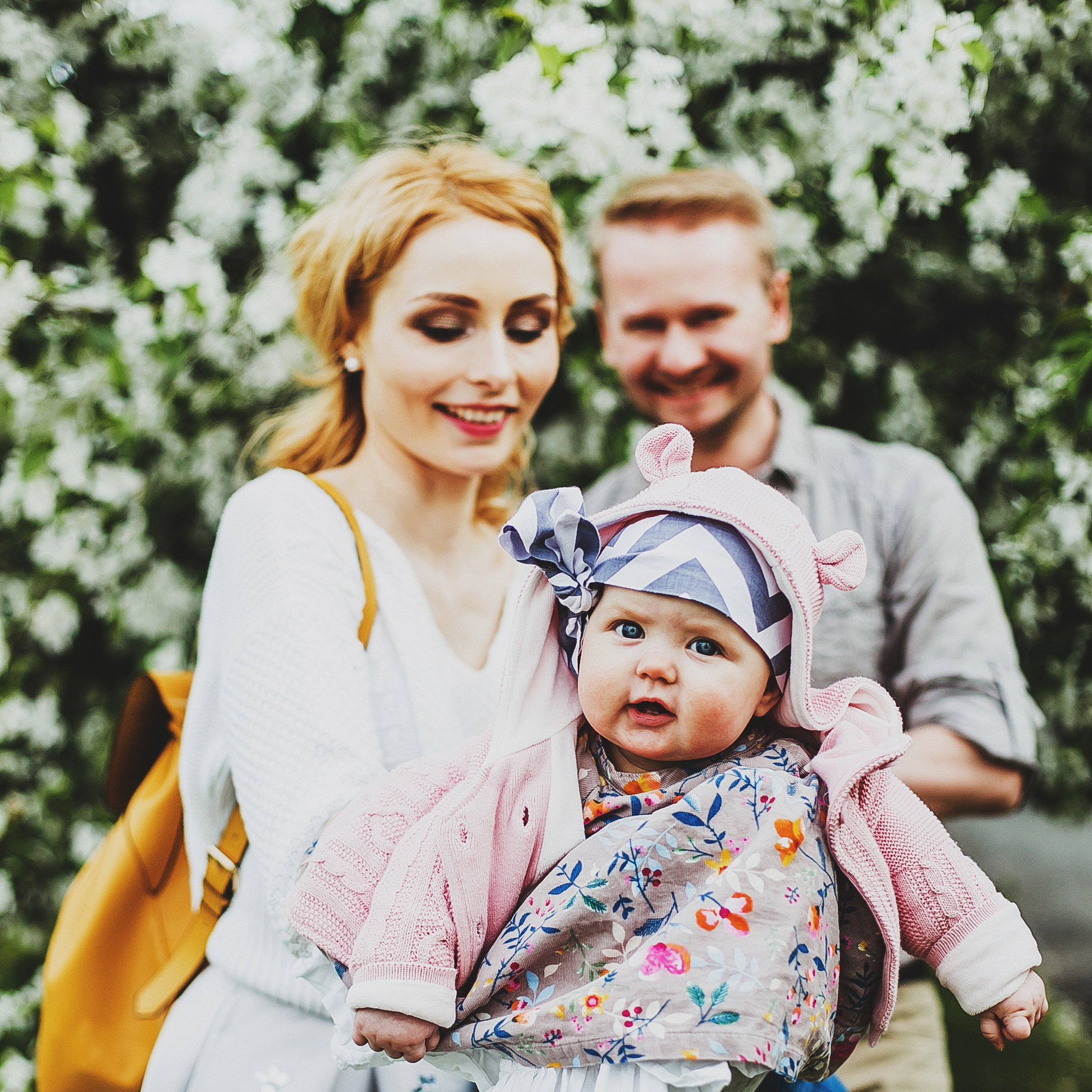 Мила и родители. Фотограф Полина Егорова город Тюмень