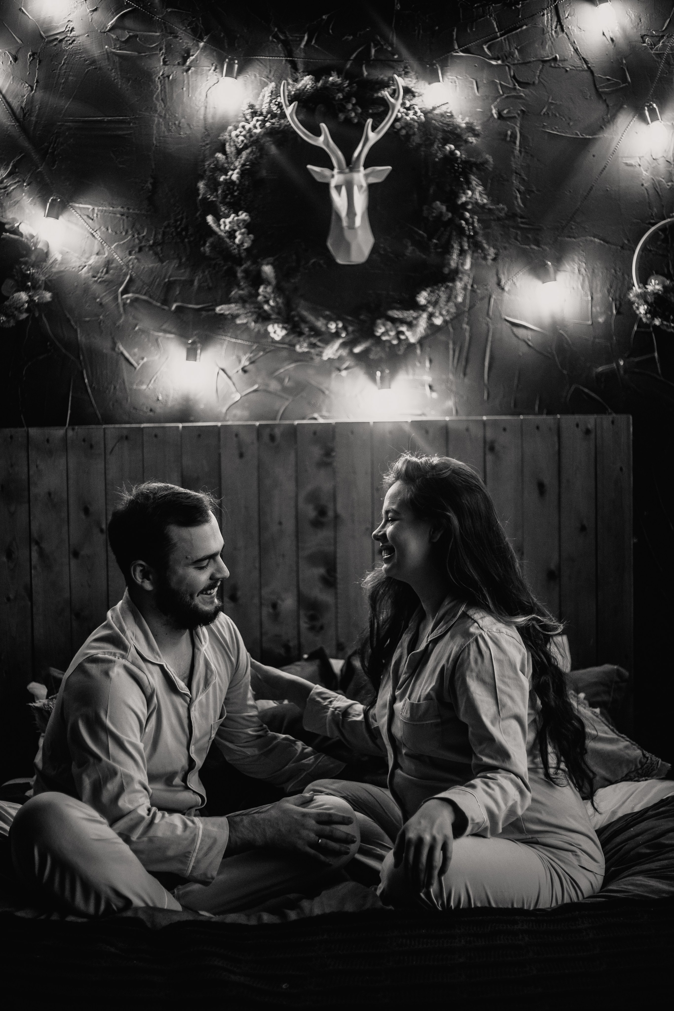 Новогодние Мира и Дима. Фотограф в Петербурге