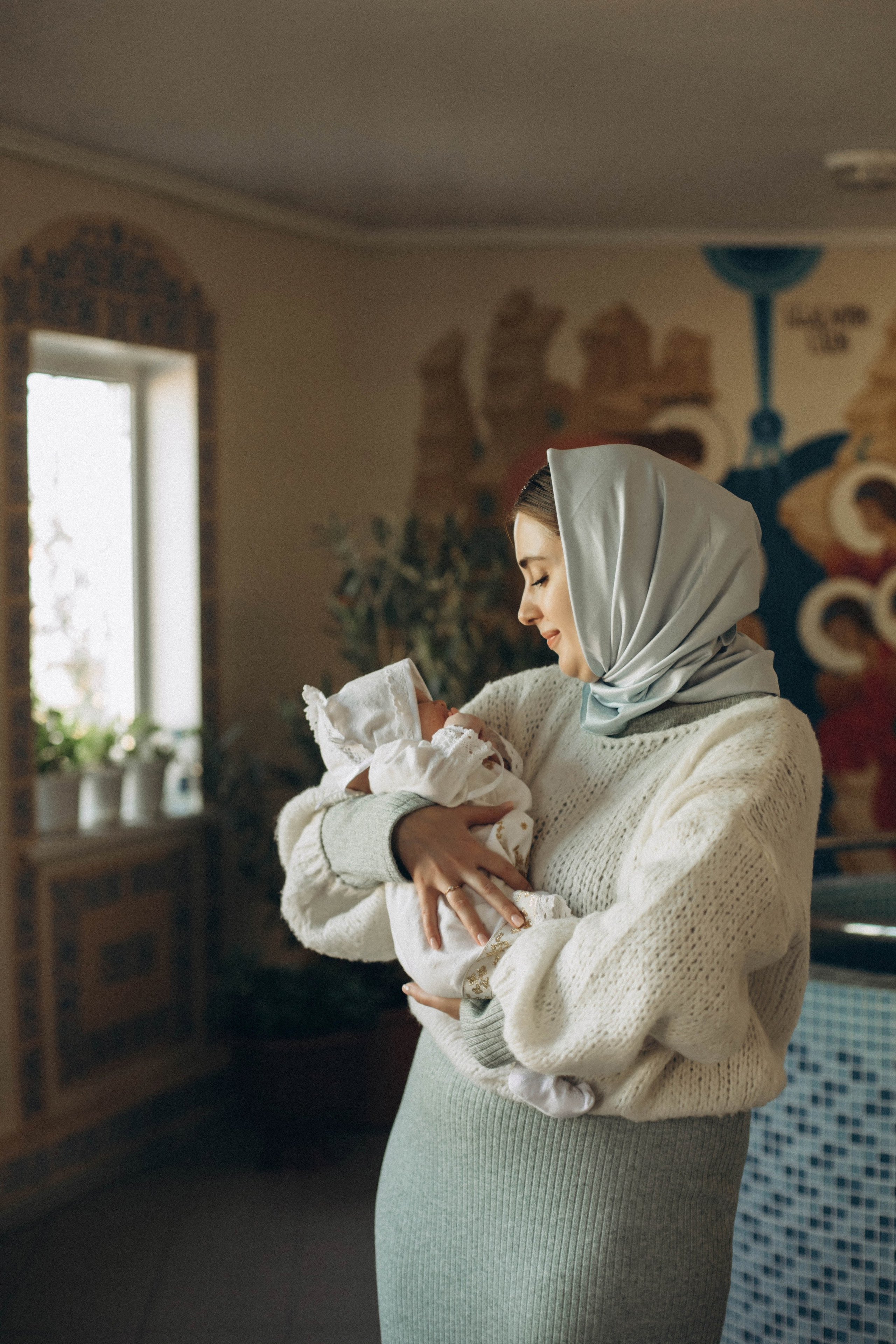 Крестины Александры. Портретный и свадебный фотограф в Астрахани Сабира Аубекерова