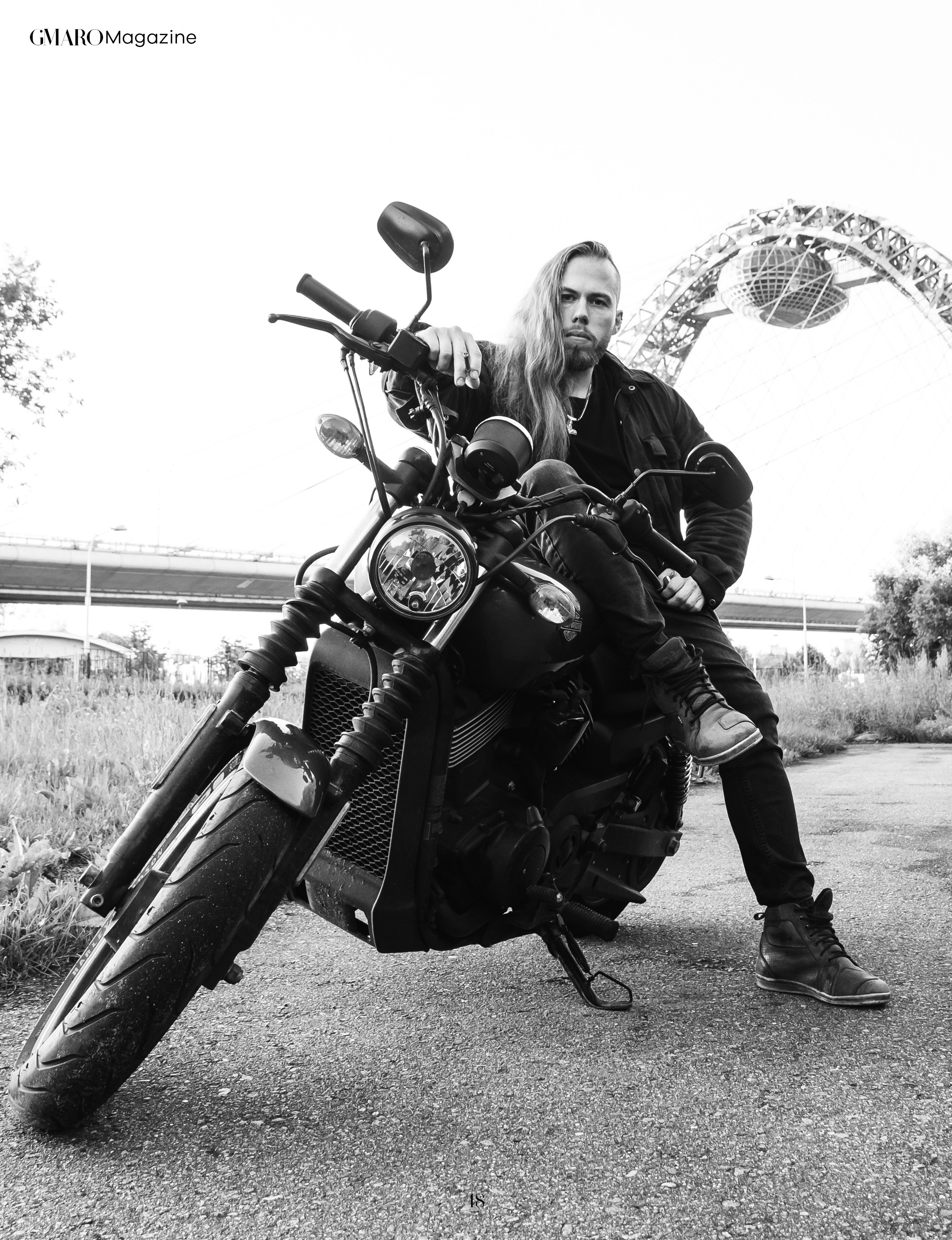 GMARO. Ivan and Harley Davidson. Наталия Фролова. Фотограф. Москва