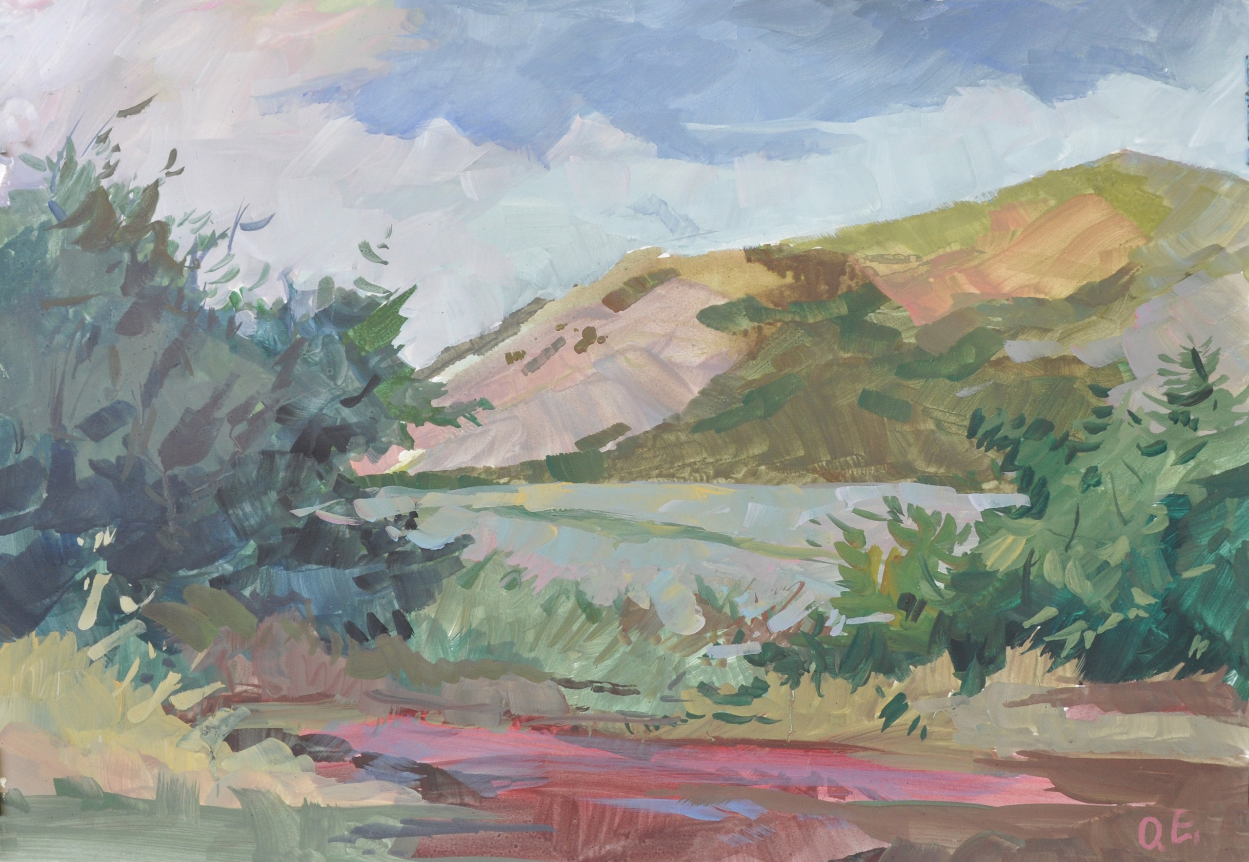 За Полярным кругом. Ефремова Ольга. Художник