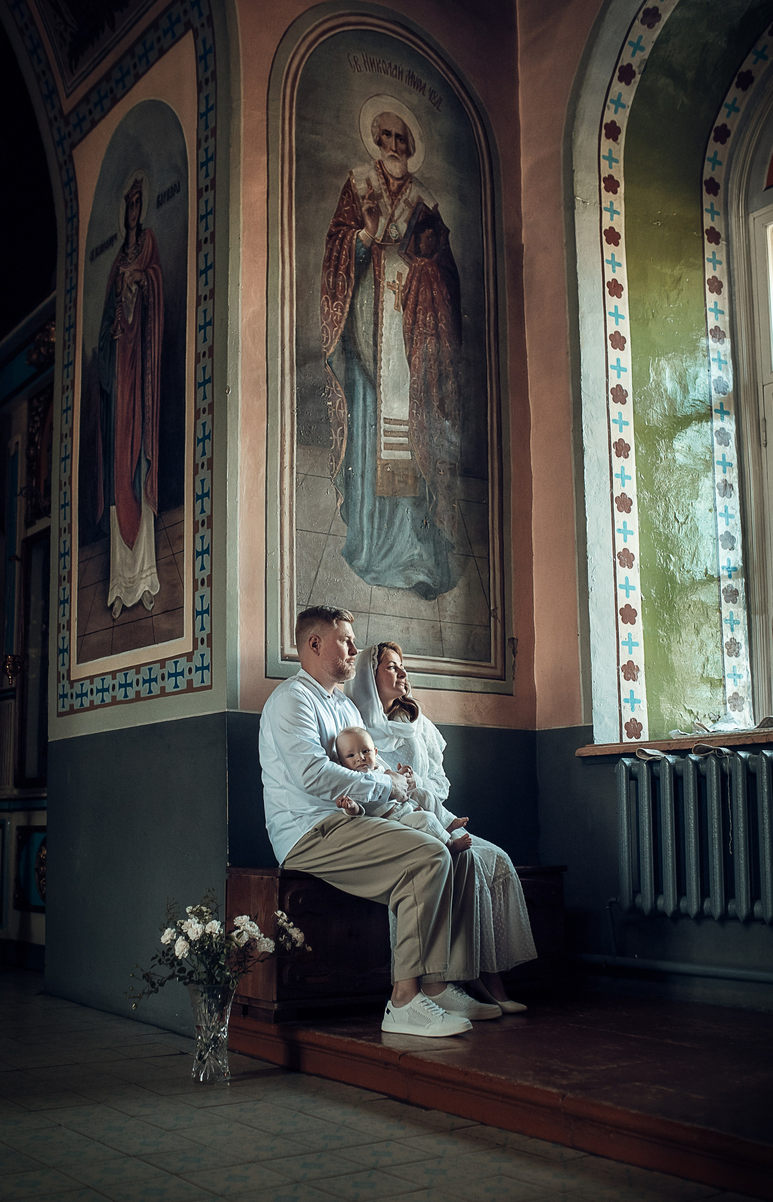 Фотосъемка крещения в храме села Домодедово