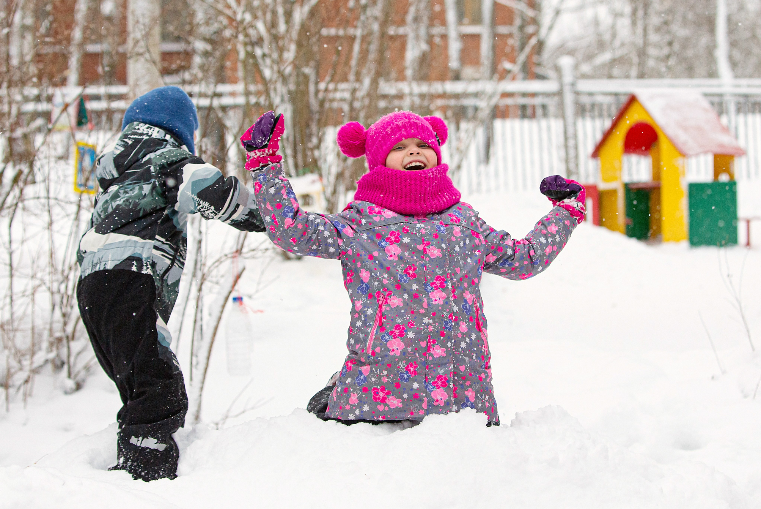 Зима в детском саду. Свадебный, семейный, детский фотограф в Санкт-Петербурге