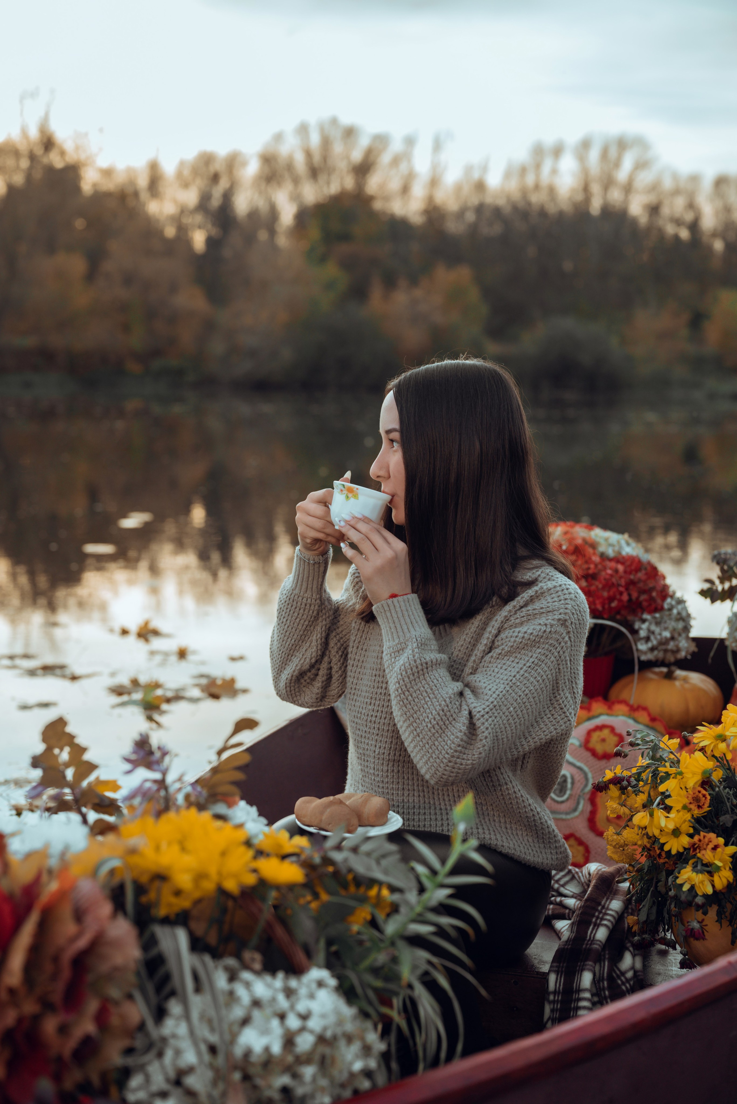 Фотопроект с осенней лодкой. Фотограф в городе Салават