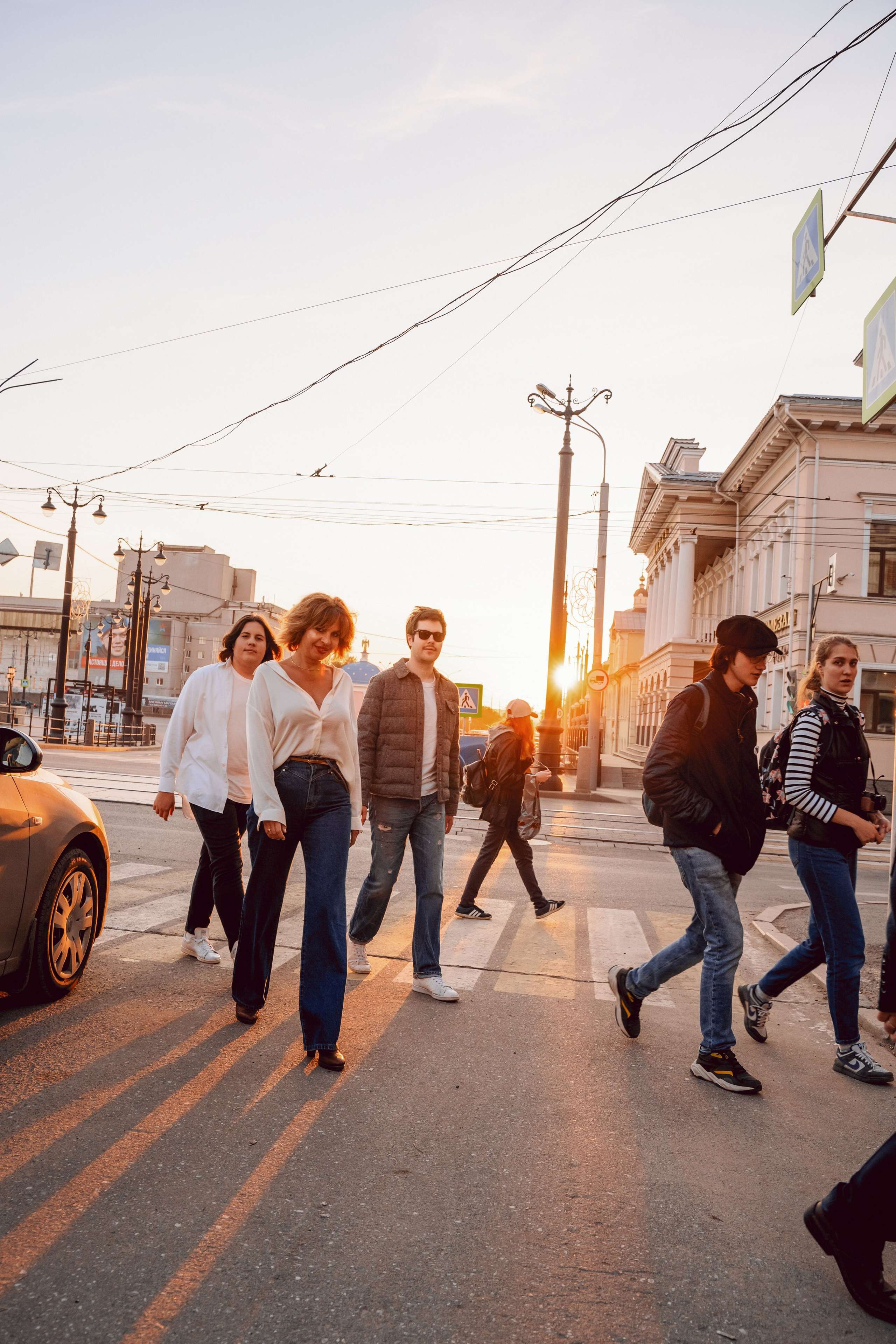Семейная прогулка. Фотосессия на закате. Яна Орехова. Фотограф в Томске