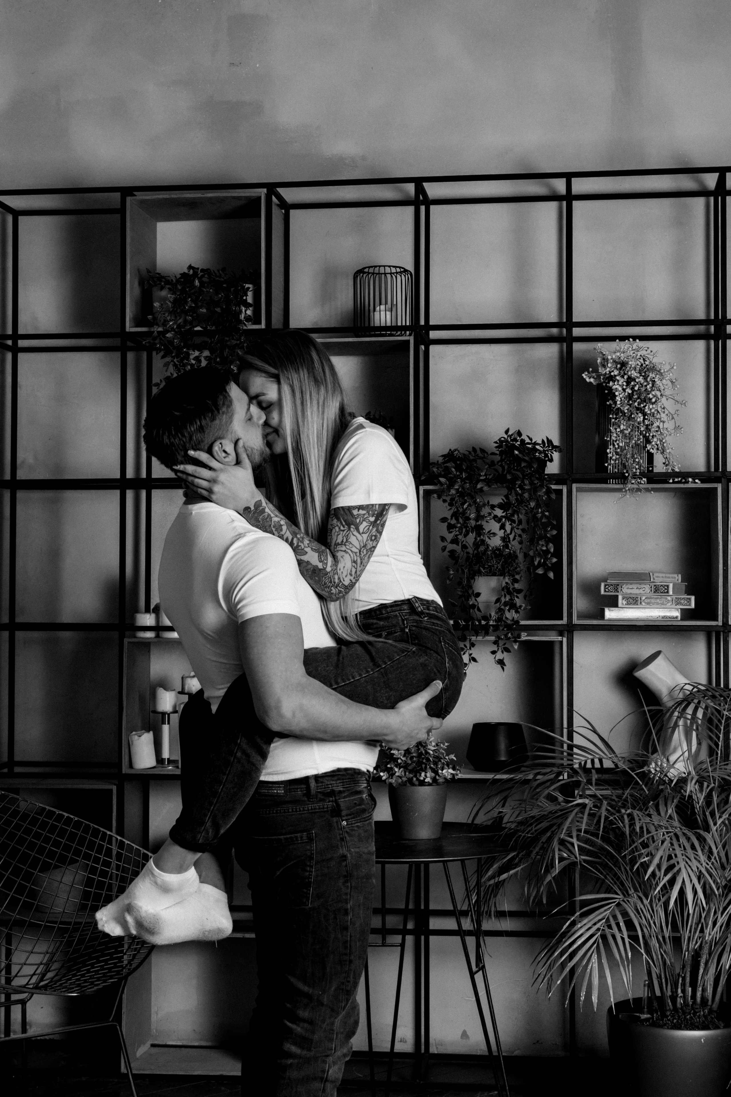 Нежности в студии (Никита, Вера). Портретный и репортажный Фотограф в Москве Александра Комарницкая