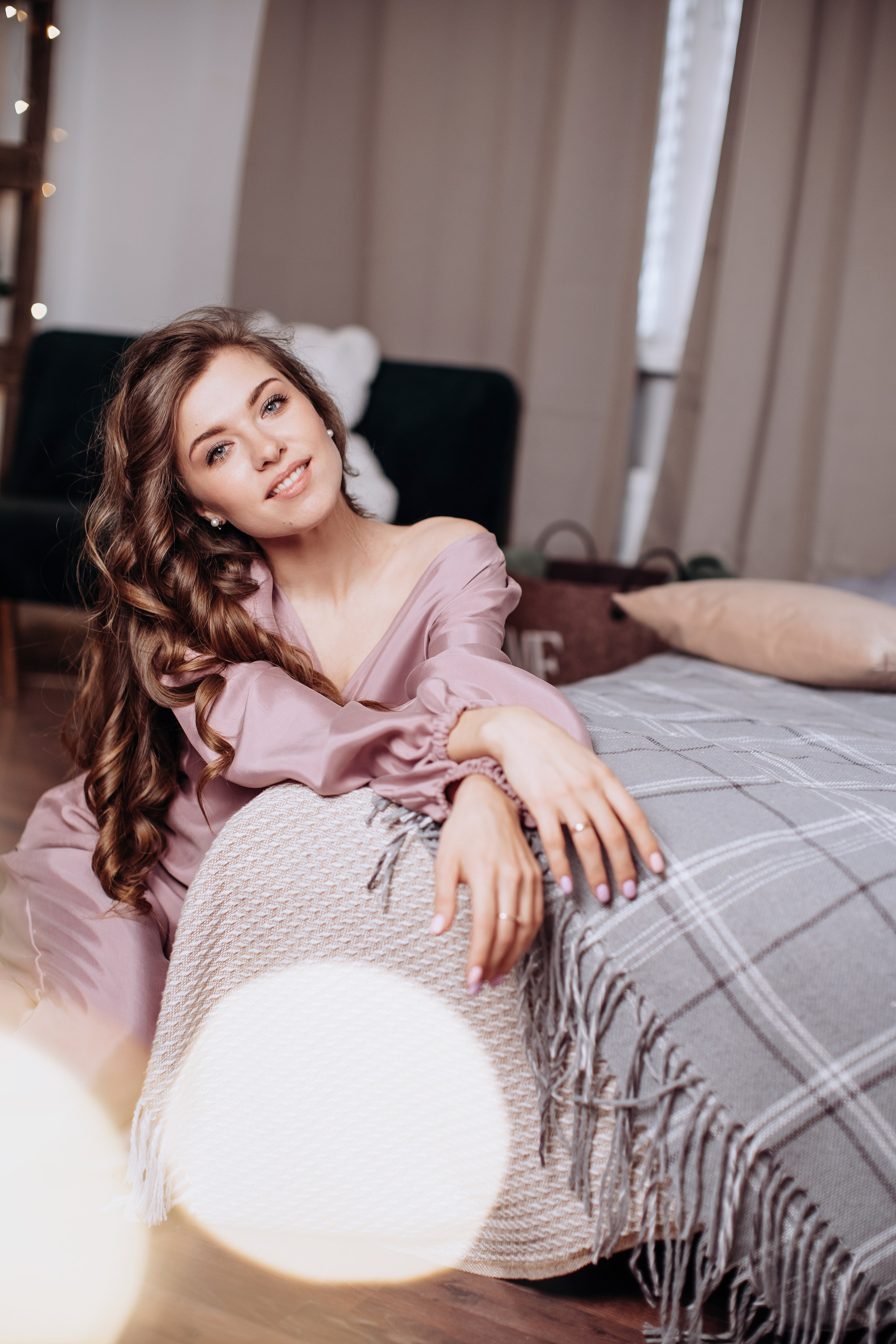 Евгения. Пижамная вечеринка. Анна Блохина Фотограф Звенигород Одинцово Истра Красногорск Москва