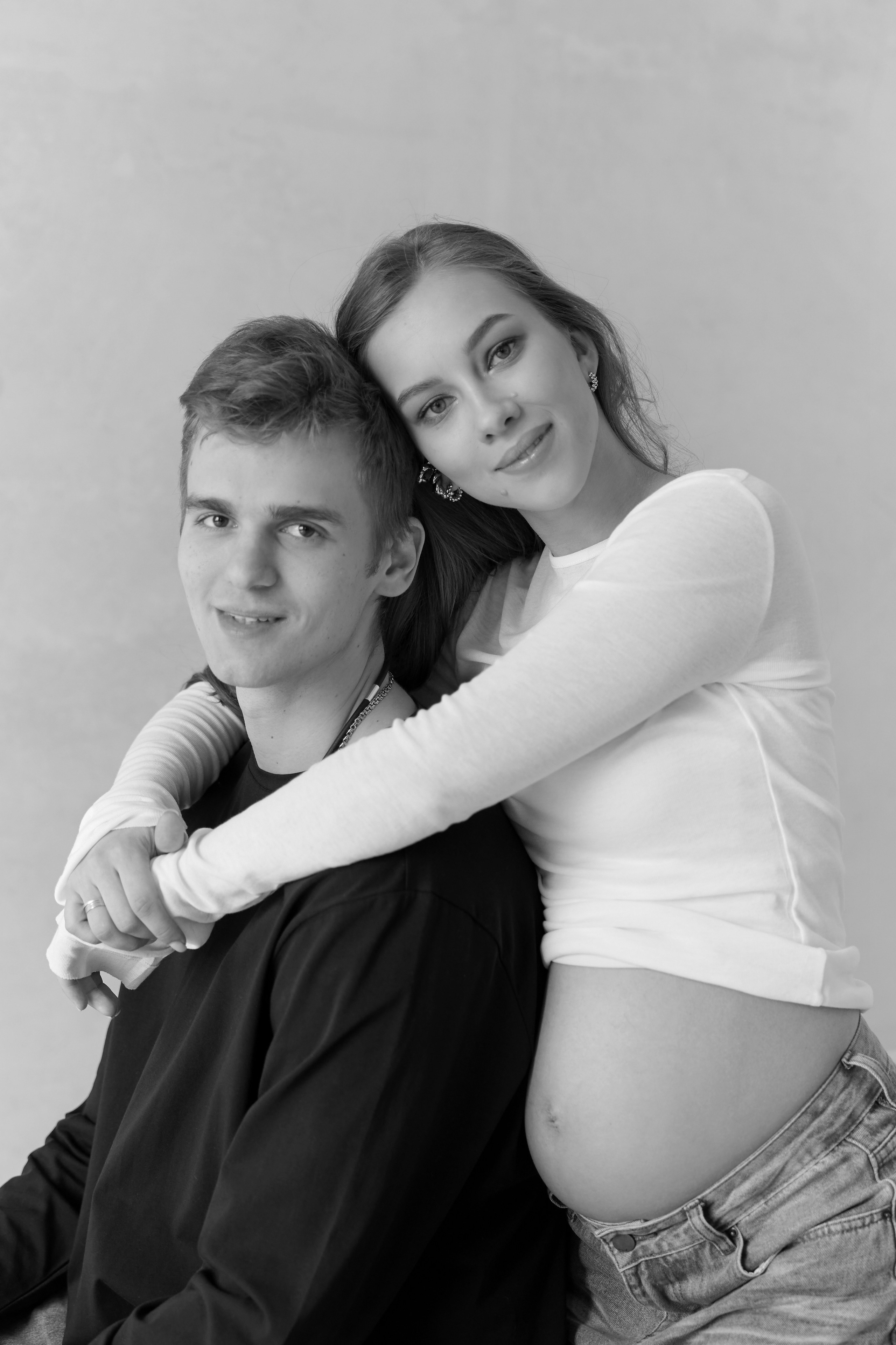 Дарья с мужем. Семейный фотограф и фотограф беременности во Владивостоке