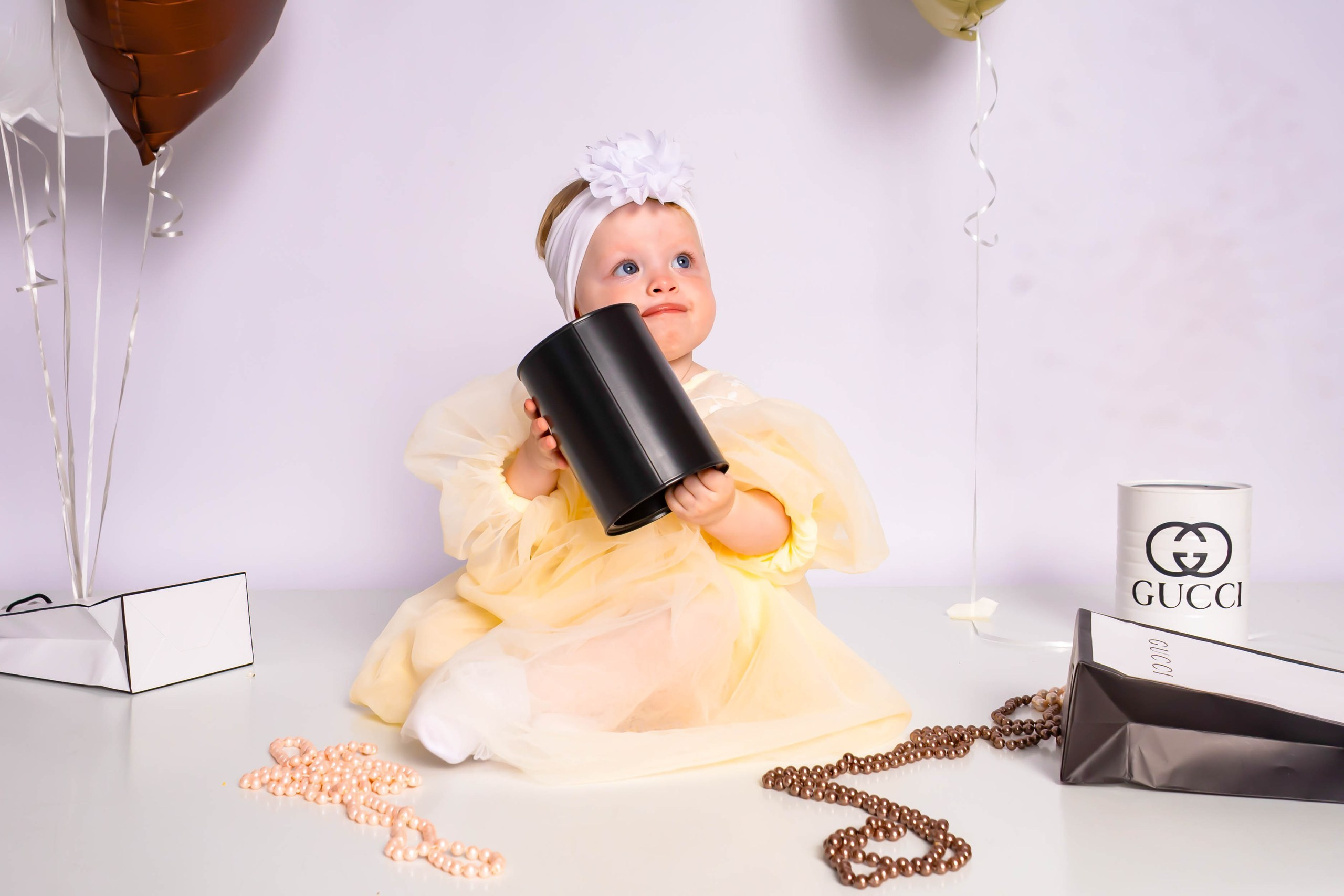 Фотозона для малышки, девочка годик