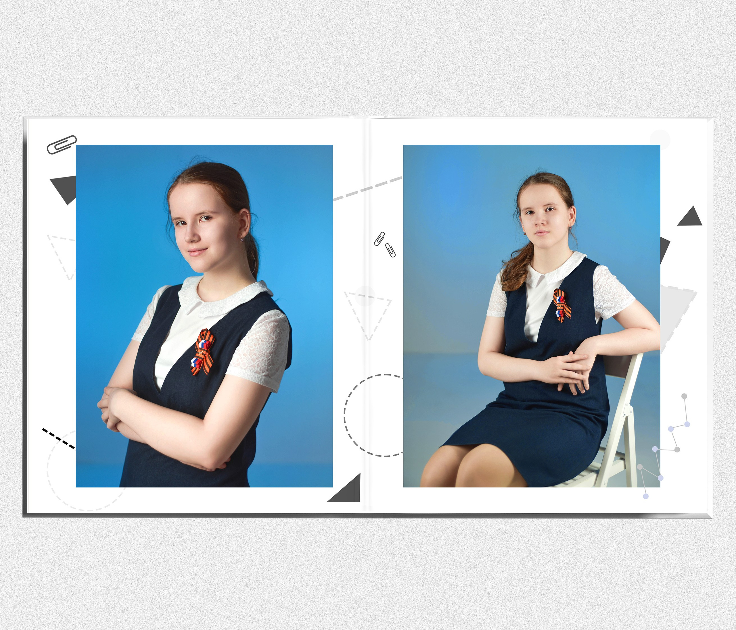 Книга для выпускника начальной школы «Геометрия». Выпускные альбомы в Тюмени для школ, садов, вузов спортивных секций