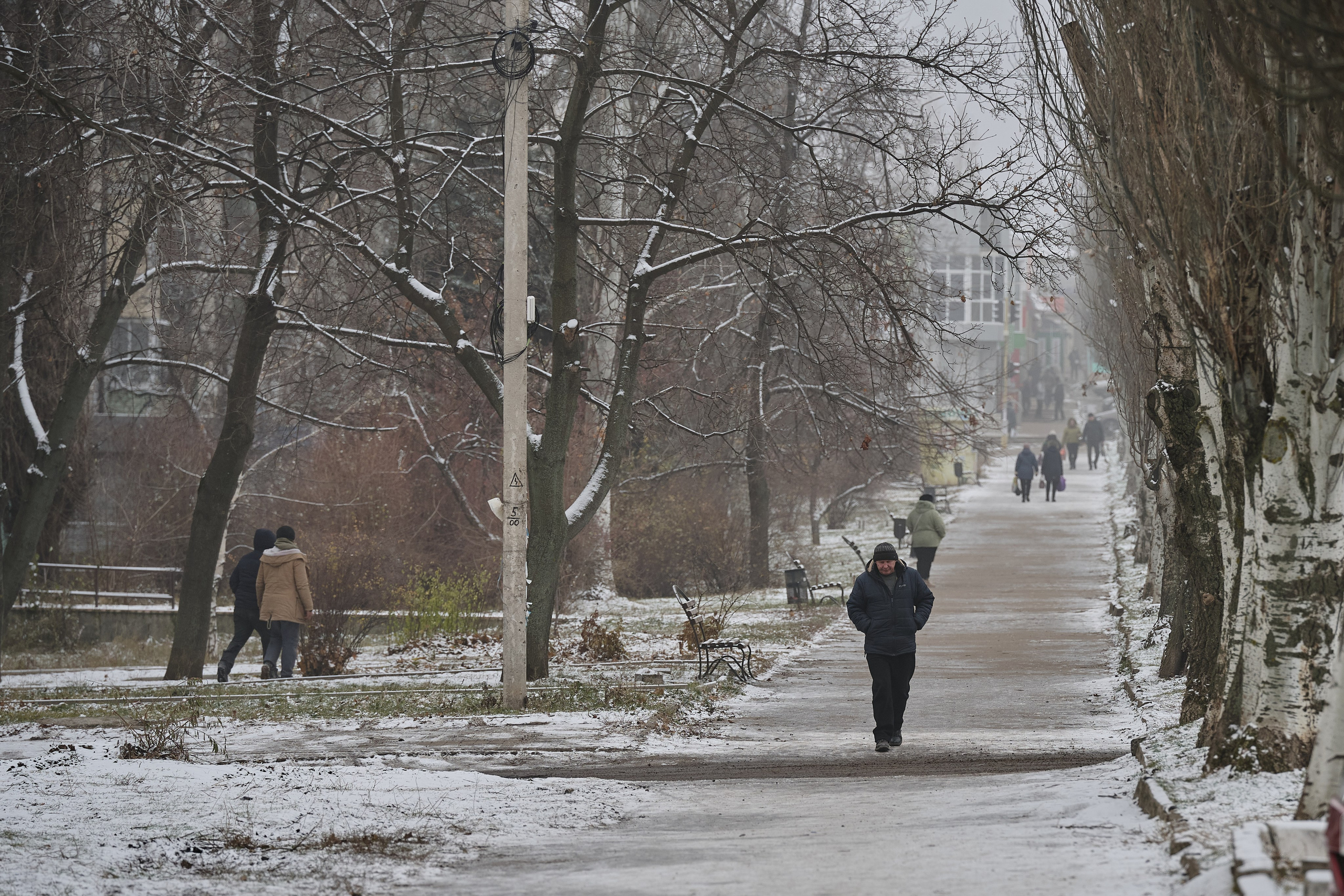 Лисичанск (Луганская область). Декабрь 2024 года. Фотограф Роман Адлер