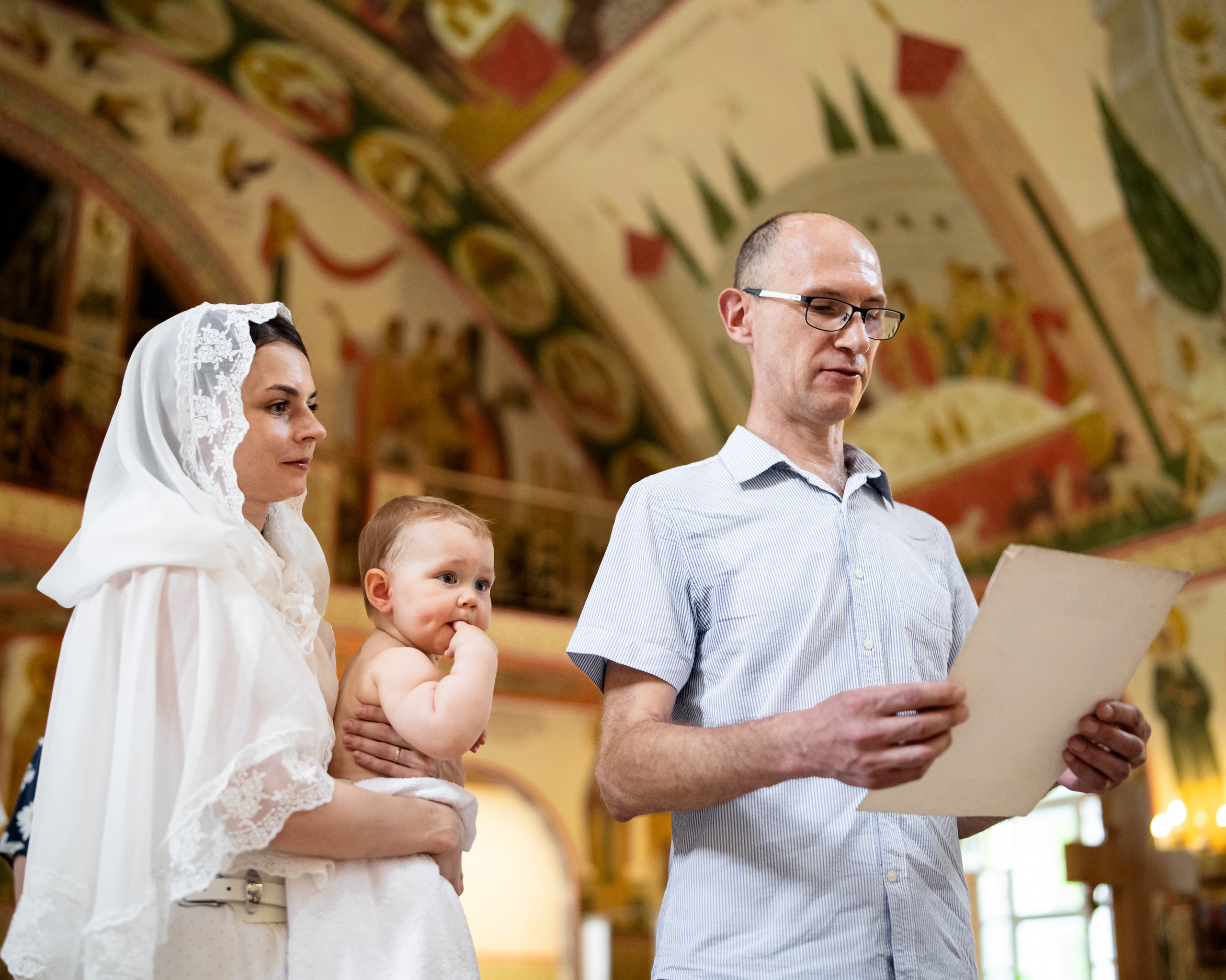 Крещение Евангелины. Уникальный фотограф на крещение и венчание. Москва