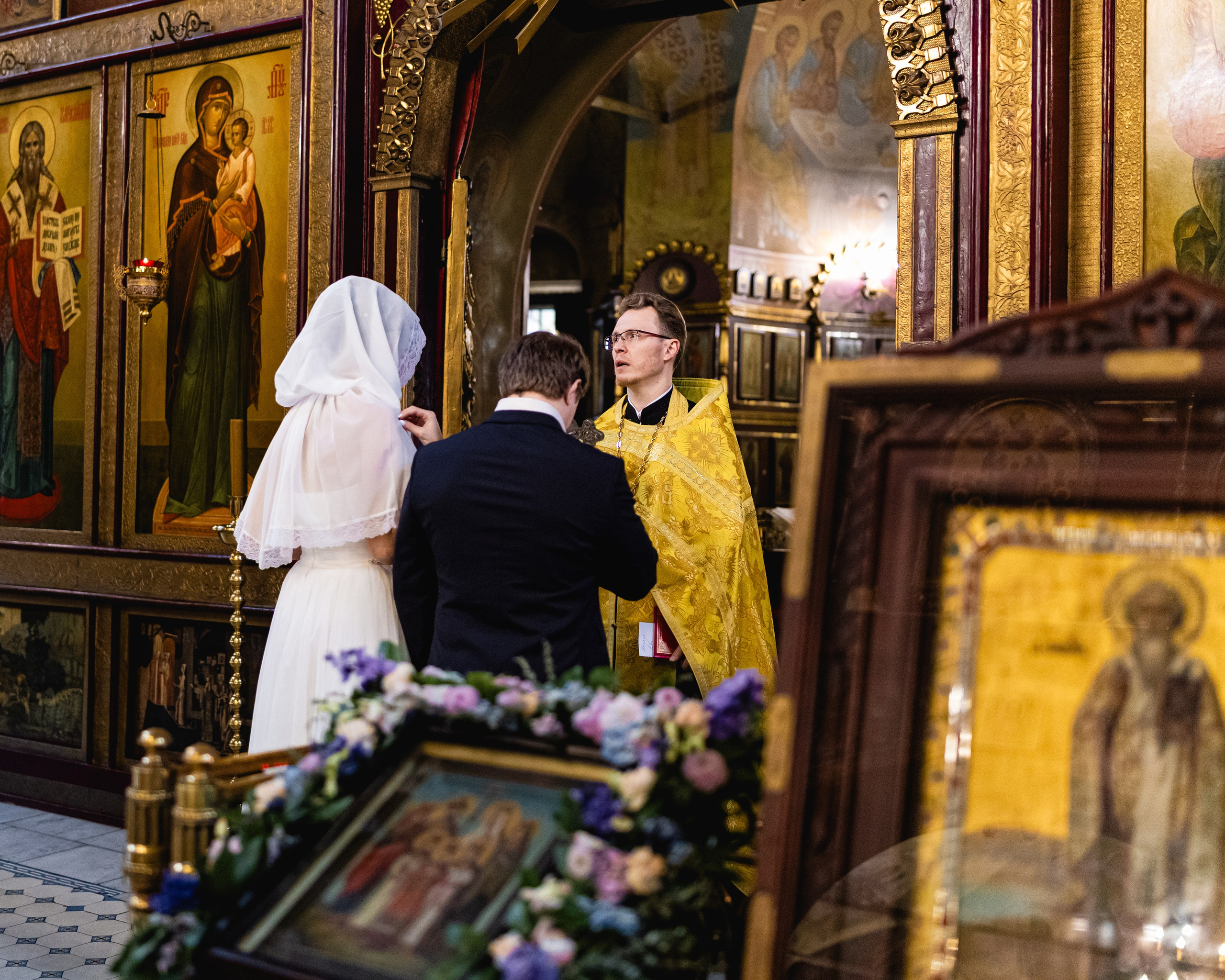 Венчание Михаила и Евы. Уникальный фотограф на крещение и венчание. Москва