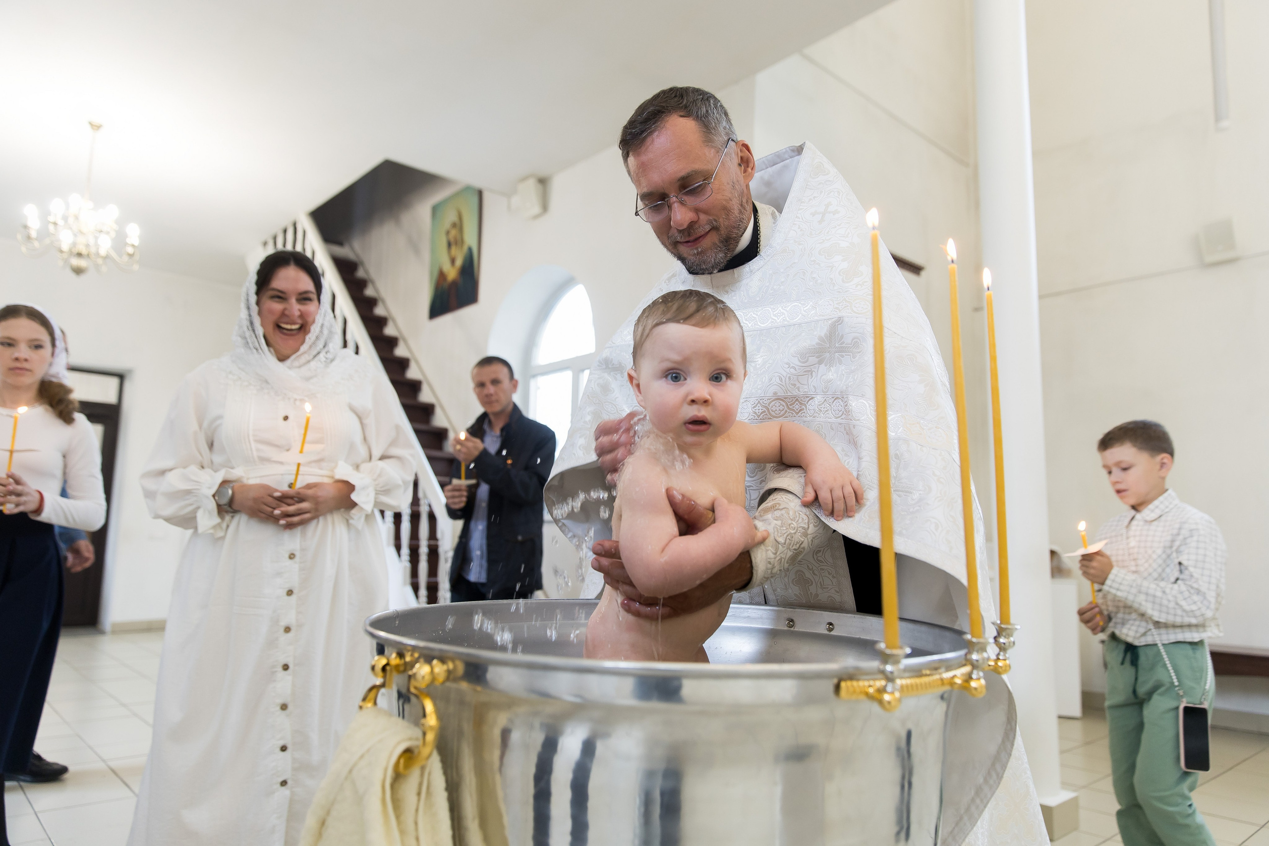 Крещение. Снимаю съемки