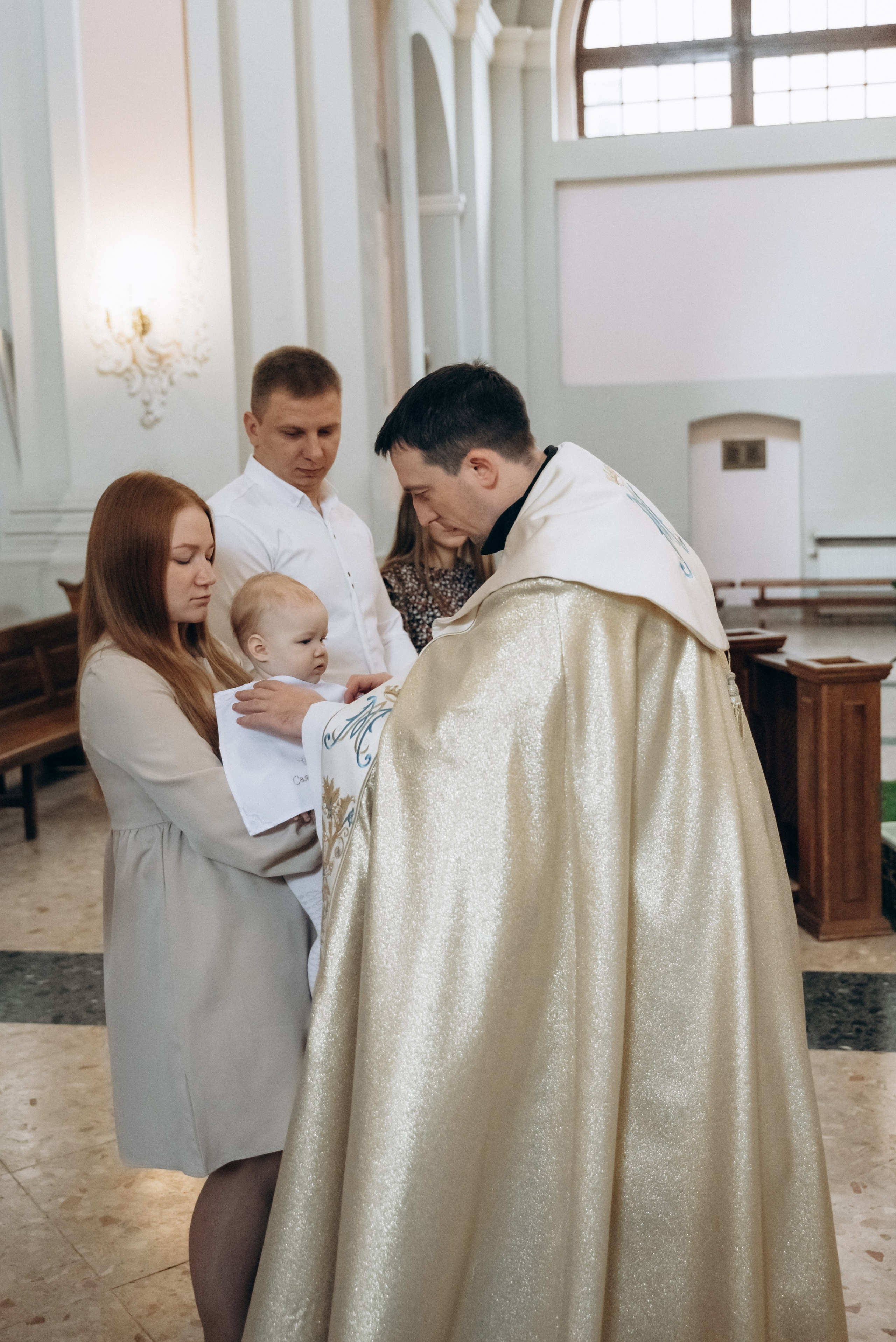 Крещение Ульяны (Белый костёл). Семейный фотограф в Минске Дарья Дреко