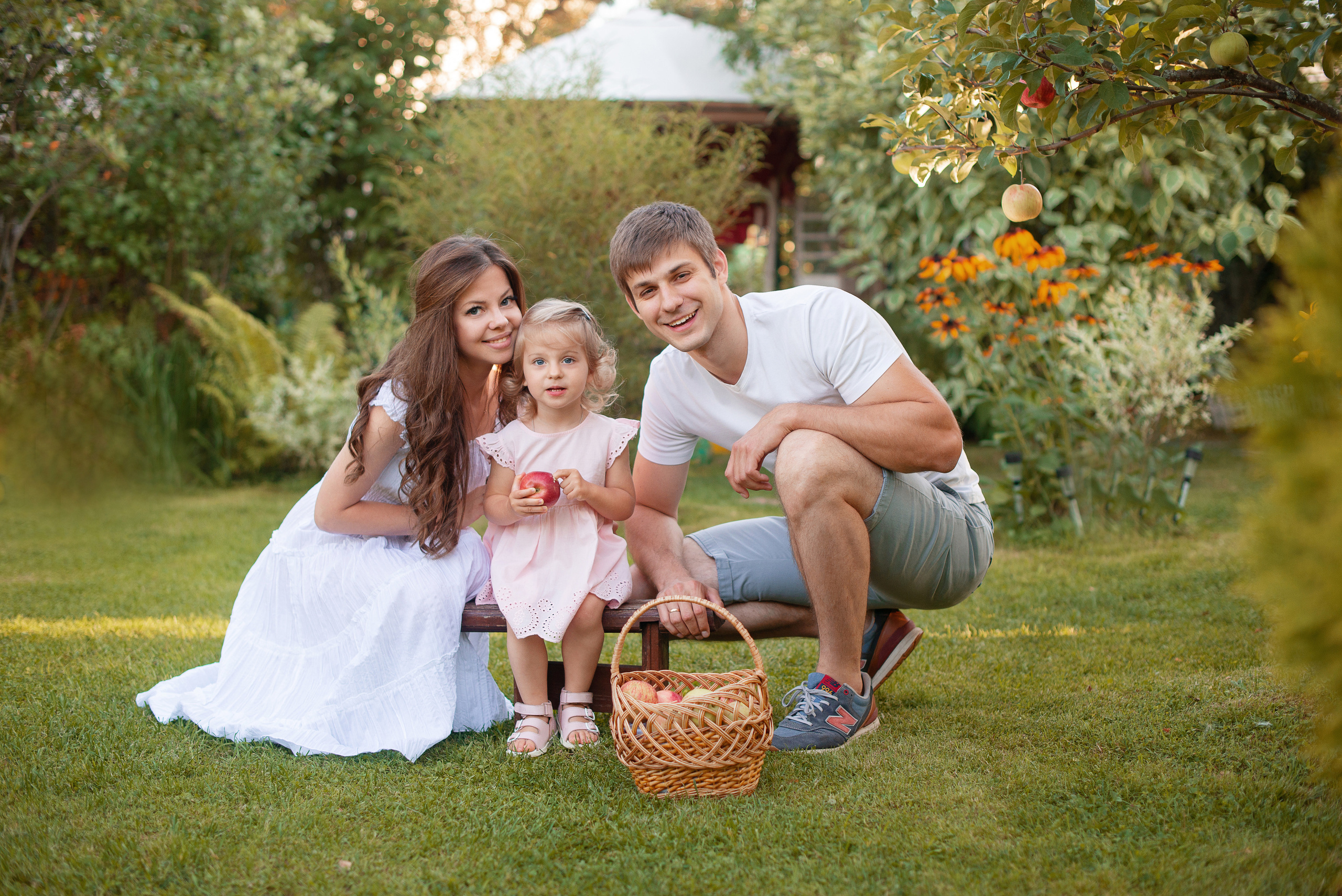 Семейная съёмка на закате. Семейный фотограф в Домодедово и Москве Елена Пичугина