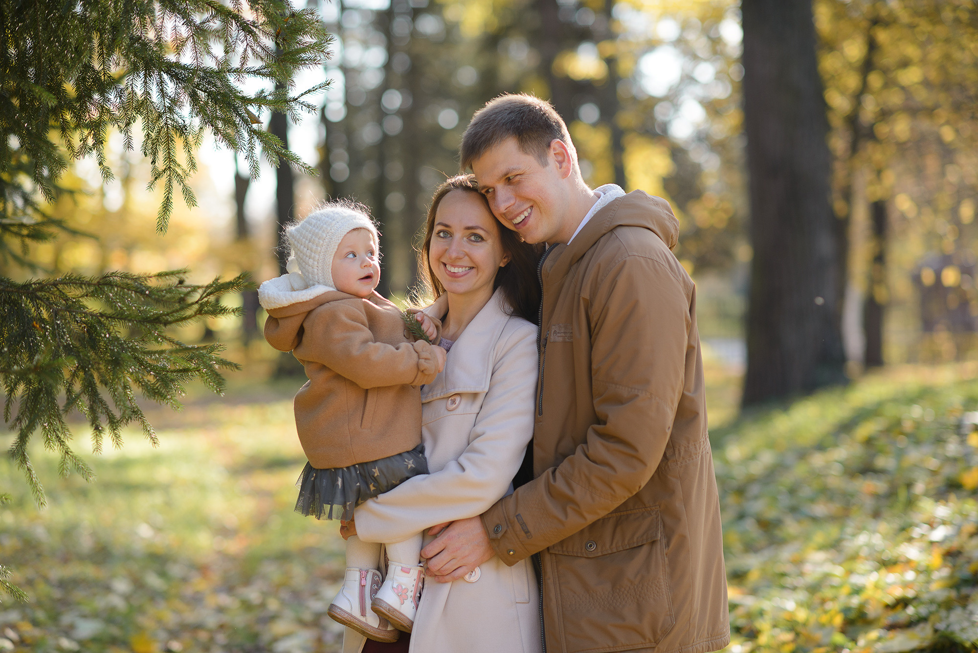 Семейная съёмка осенью. Семейный фотограф в Домодедово и Москве Елена Пичугина