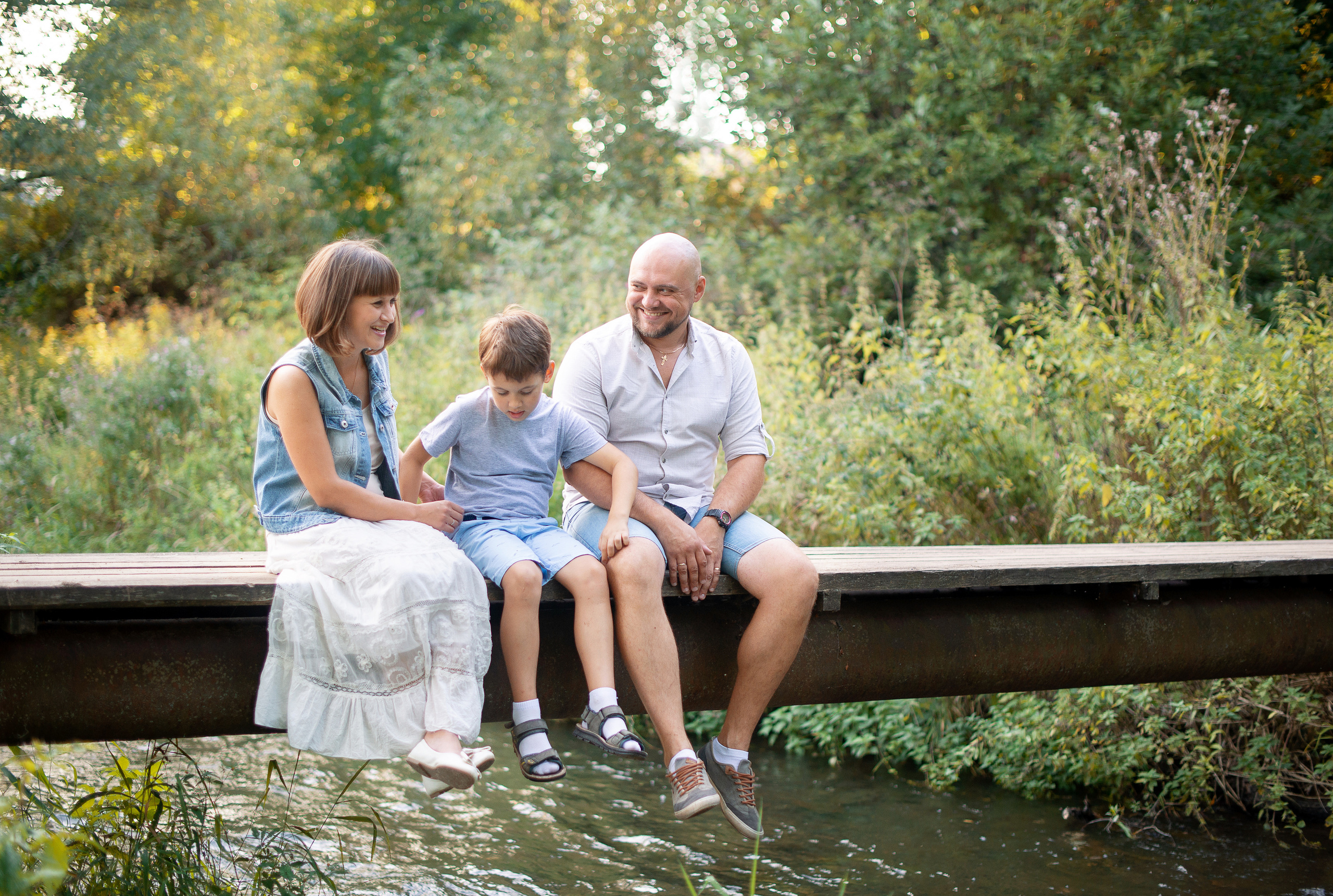 Семейная съёмка с собакой. Семейный фотограф в Домодедово и Москве Елена Пичугина